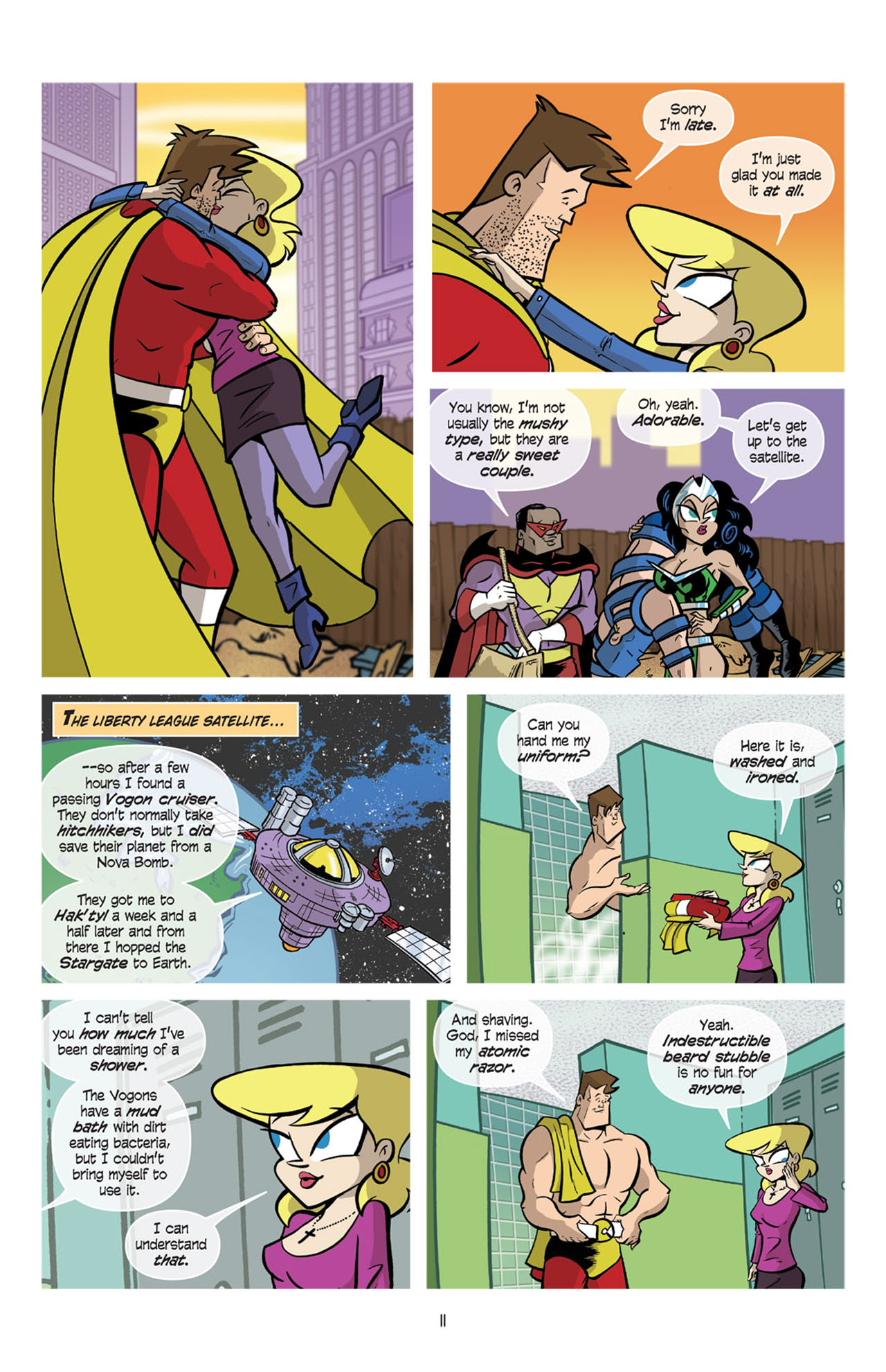 Read online Love and Capes comic -  Issue #9 - 12