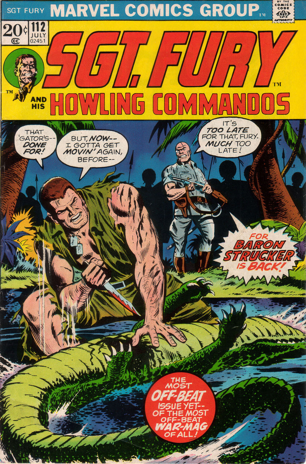 Read online Sgt. Fury comic -  Issue #112 - 1