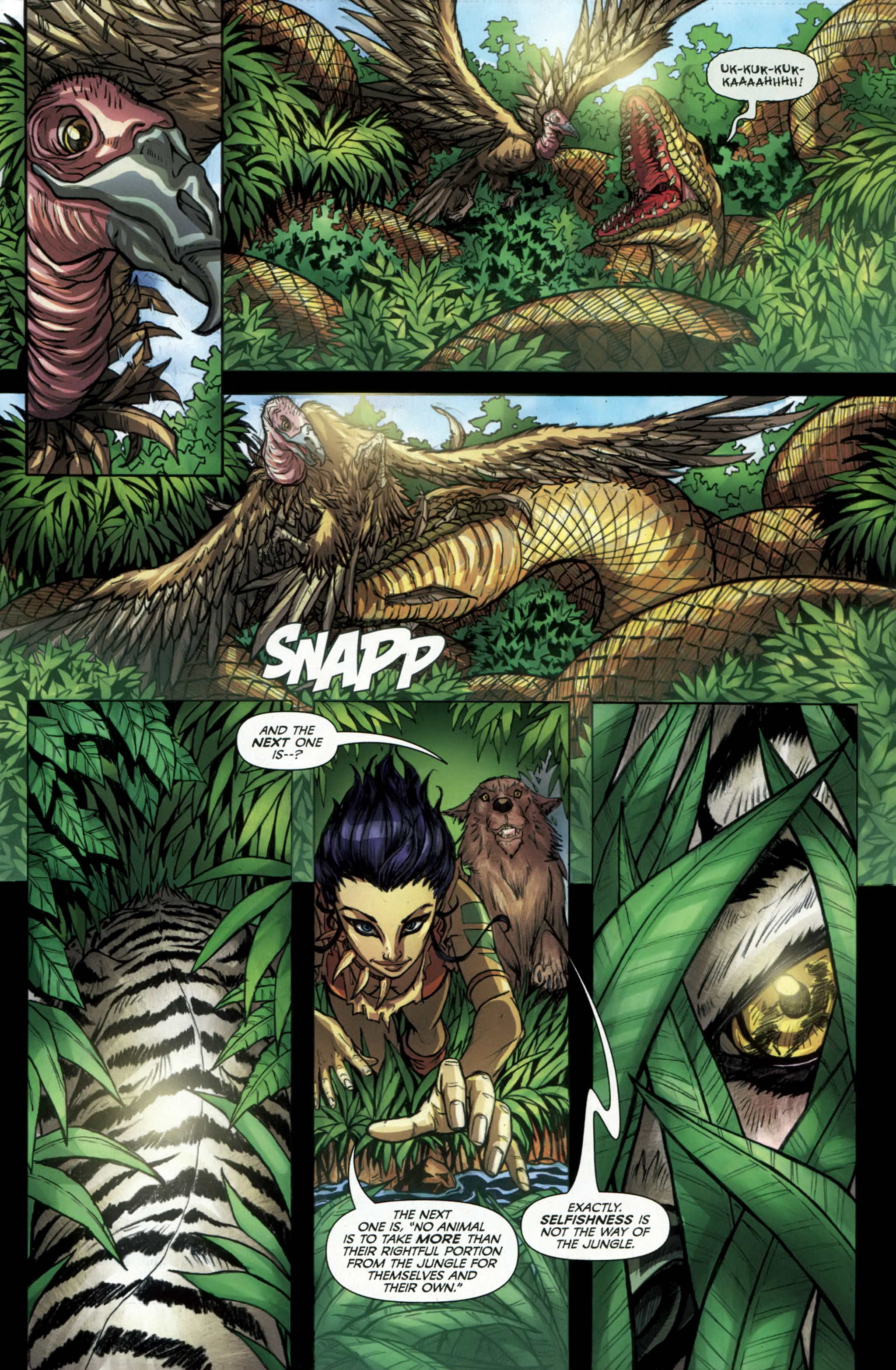Read online Grimm Fairy Tales presents The Jungle Book comic -  Issue #5 - 6