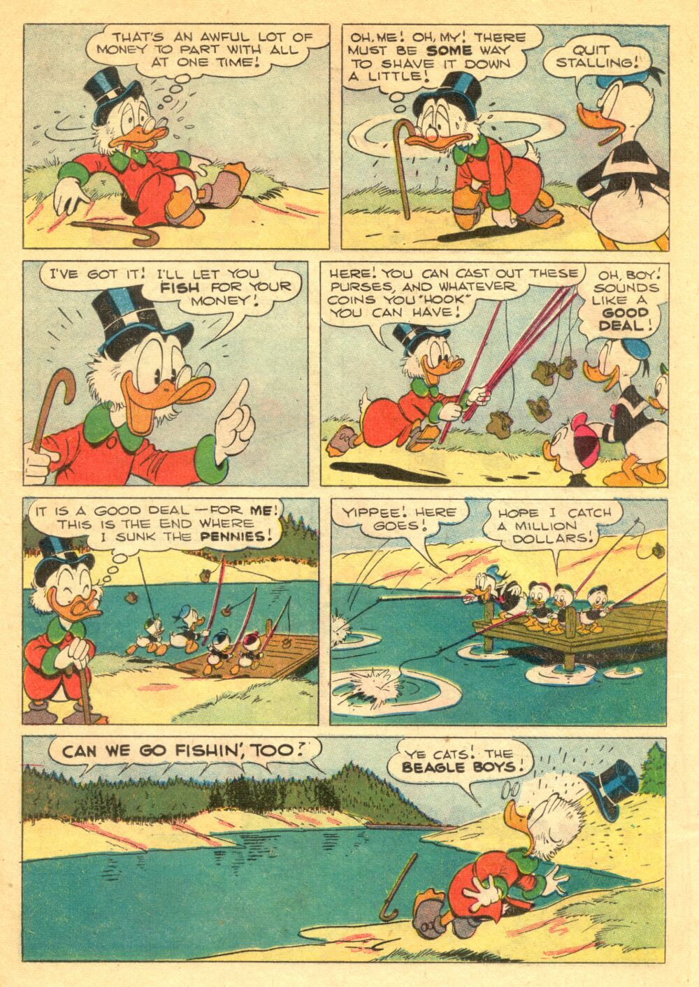 Read online Uncle Scrooge (1953) comic -  Issue #1 - 19