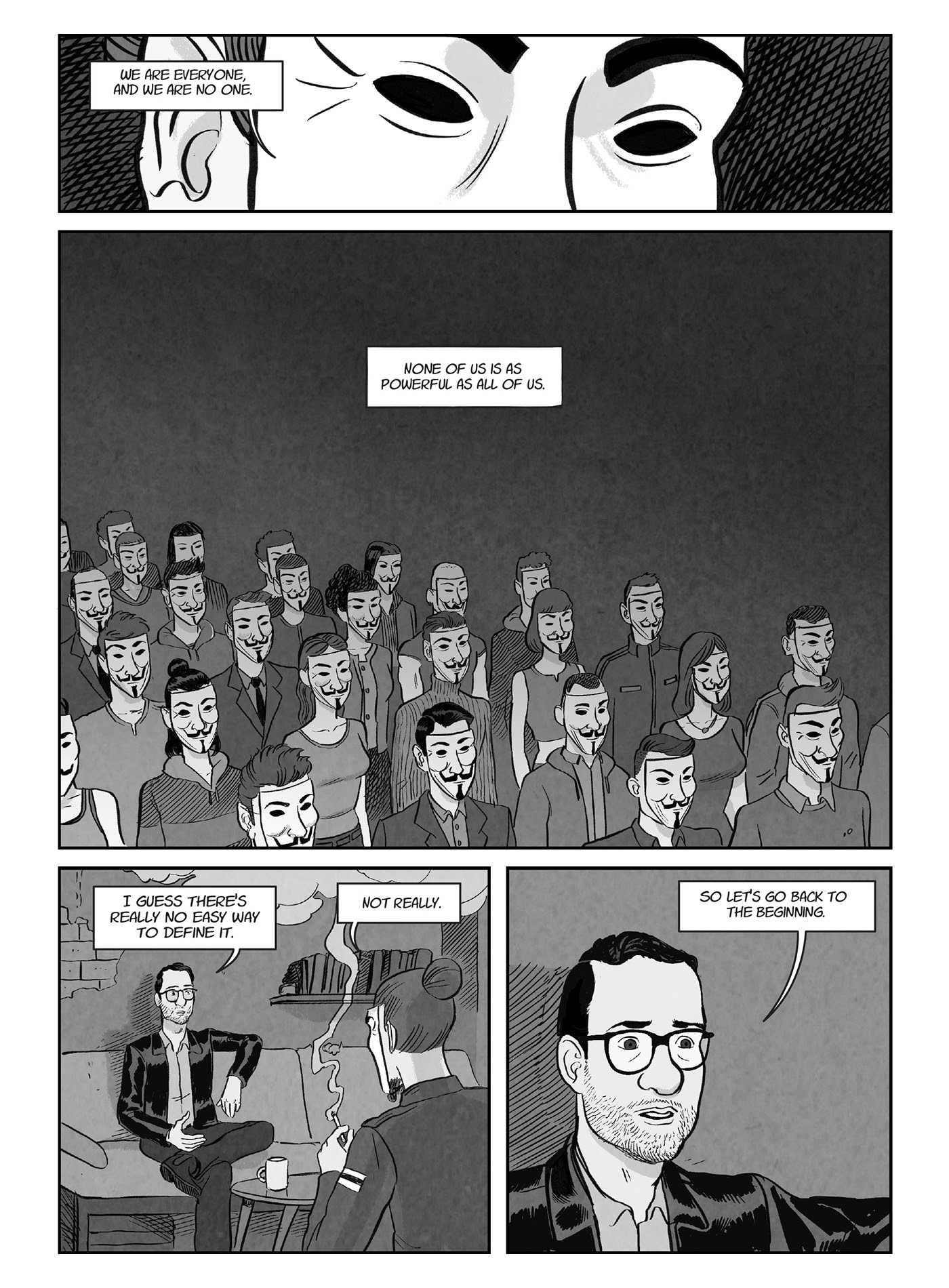 Read online A for Anonymous: How a Mysterious Hacker Collective Transformed the World comic -  Issue # TPB - 16