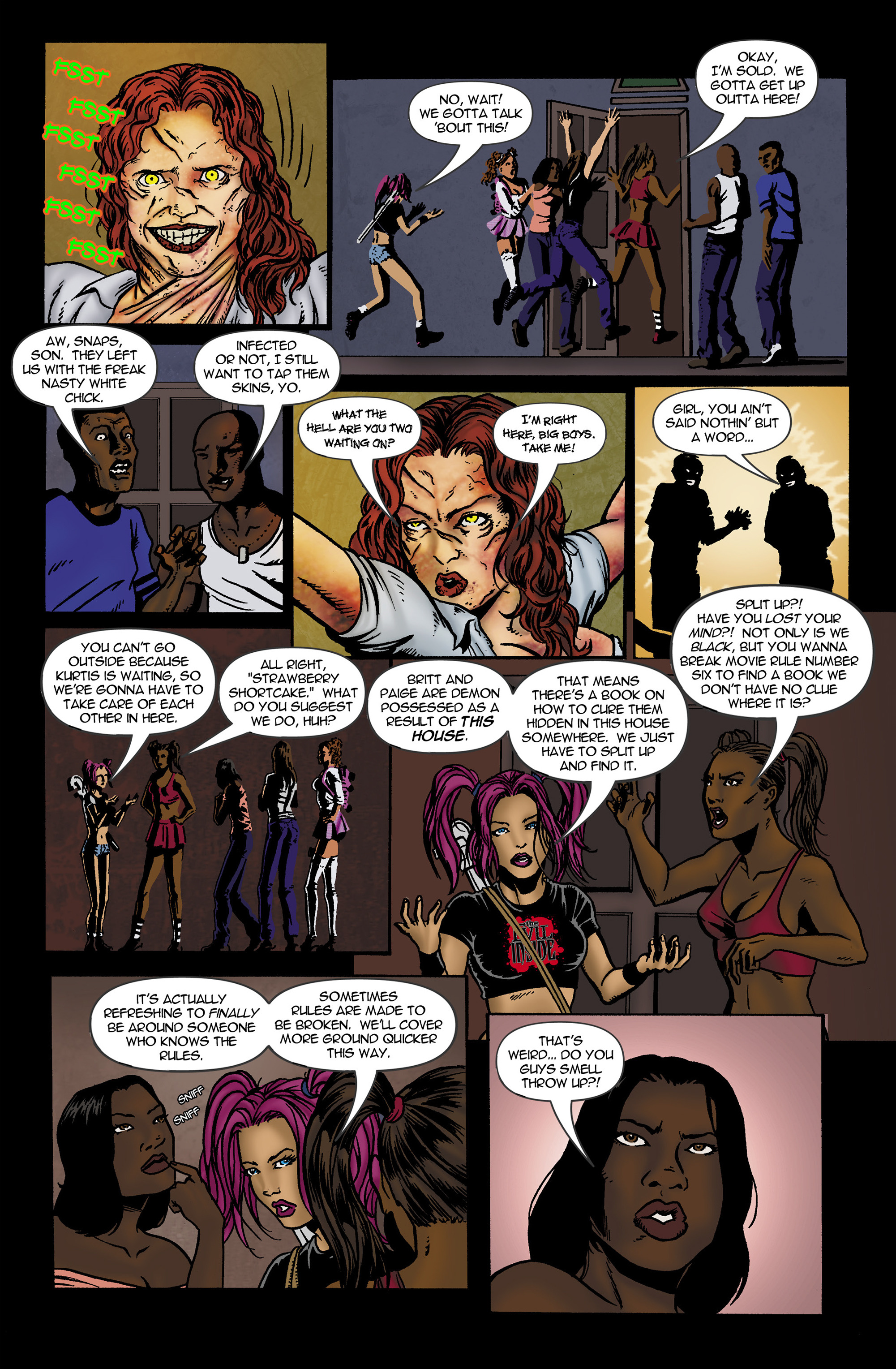 Read online Chaos Campus: Sorority Girls Vs. Zombies comic -  Issue #6 - 5