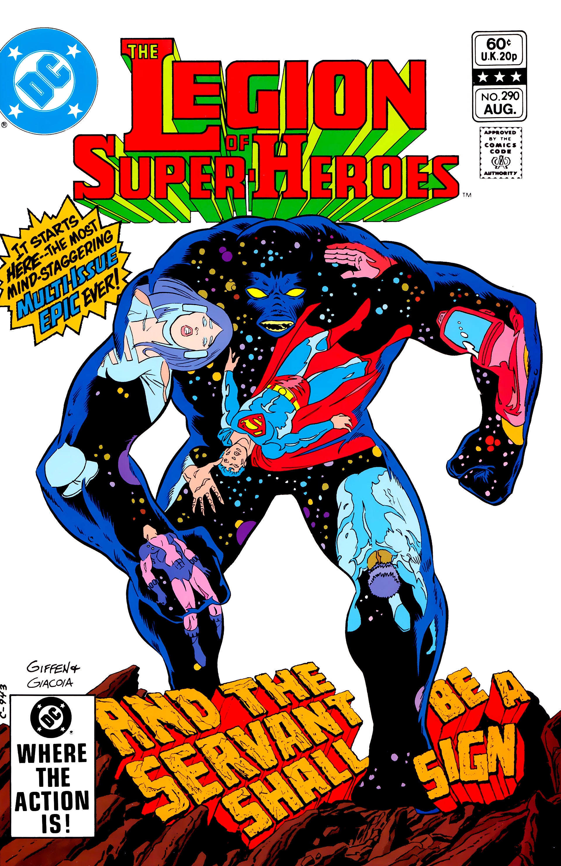 Read online Legion of Super-Heroes (1980) comic -  Issue #290 - 1