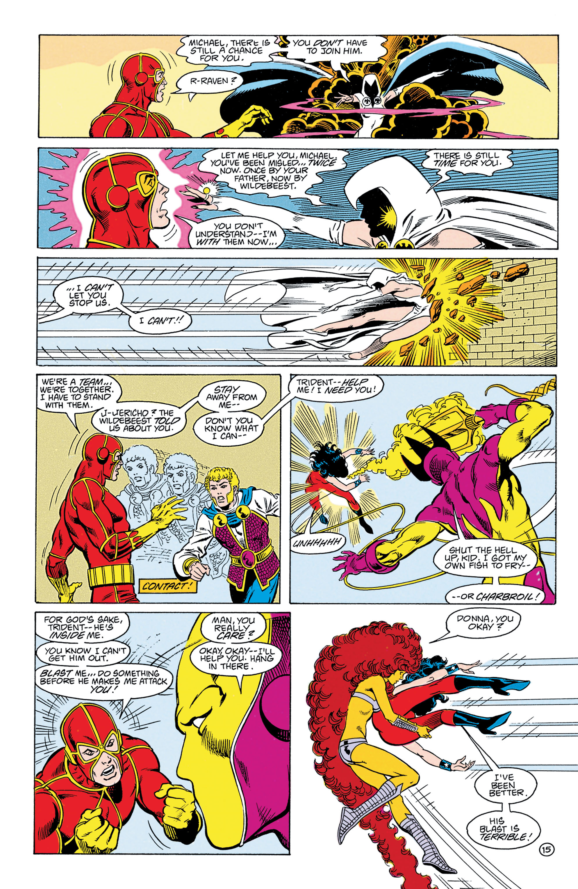 Read online The New Teen Titans (1984) comic -  Issue #42 - 16