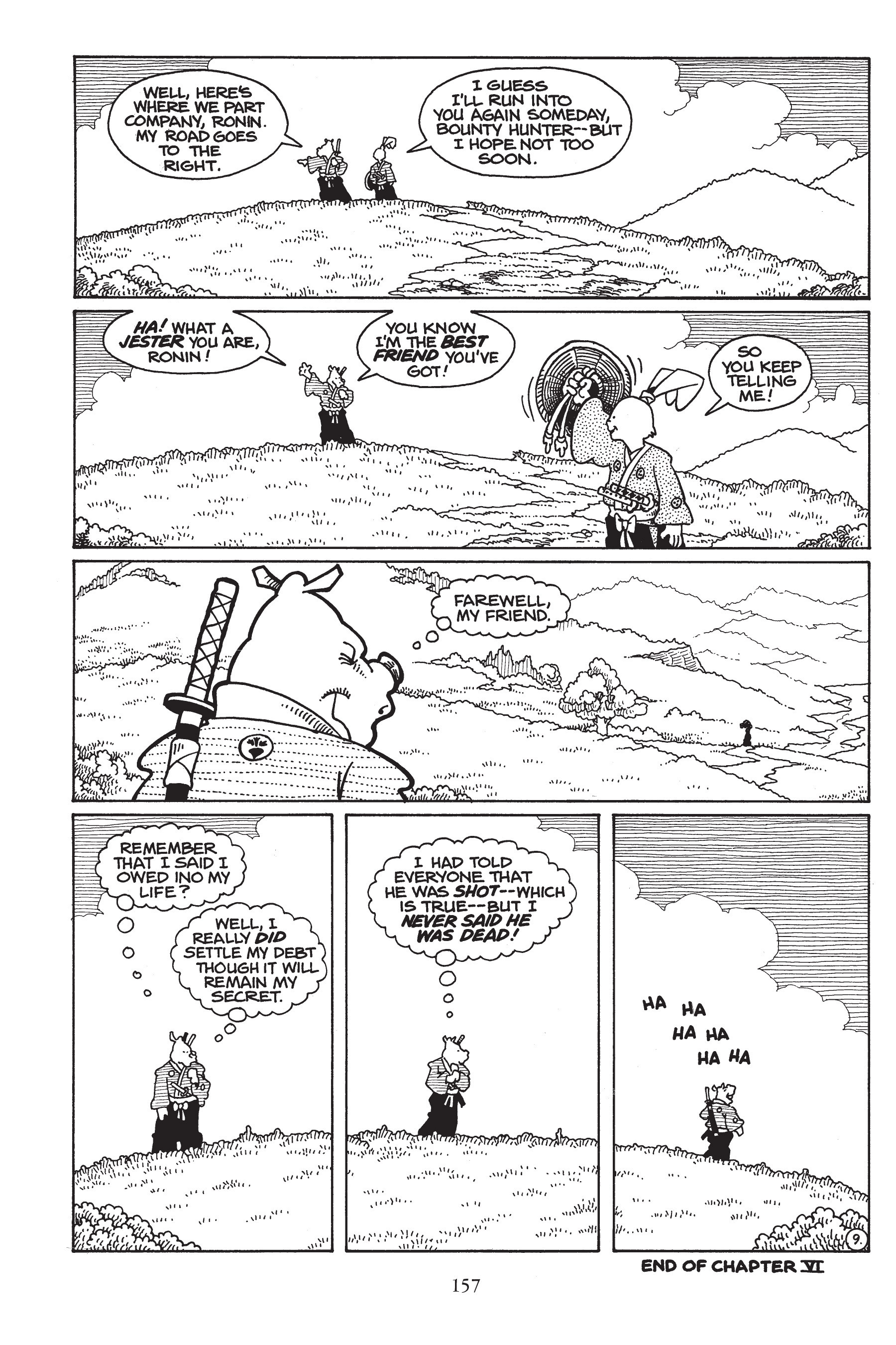 Read online Usagi Yojimbo (1987) comic -  Issue # _TPB 4 - 154