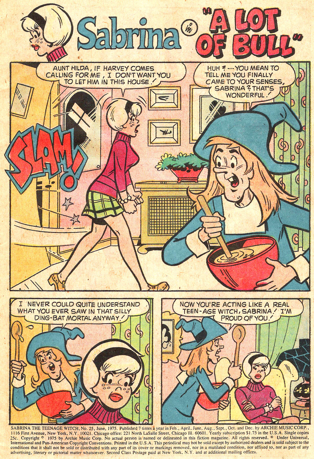 Sabrina The Teenage Witch (1971) Issue #25 #25 - English 3
