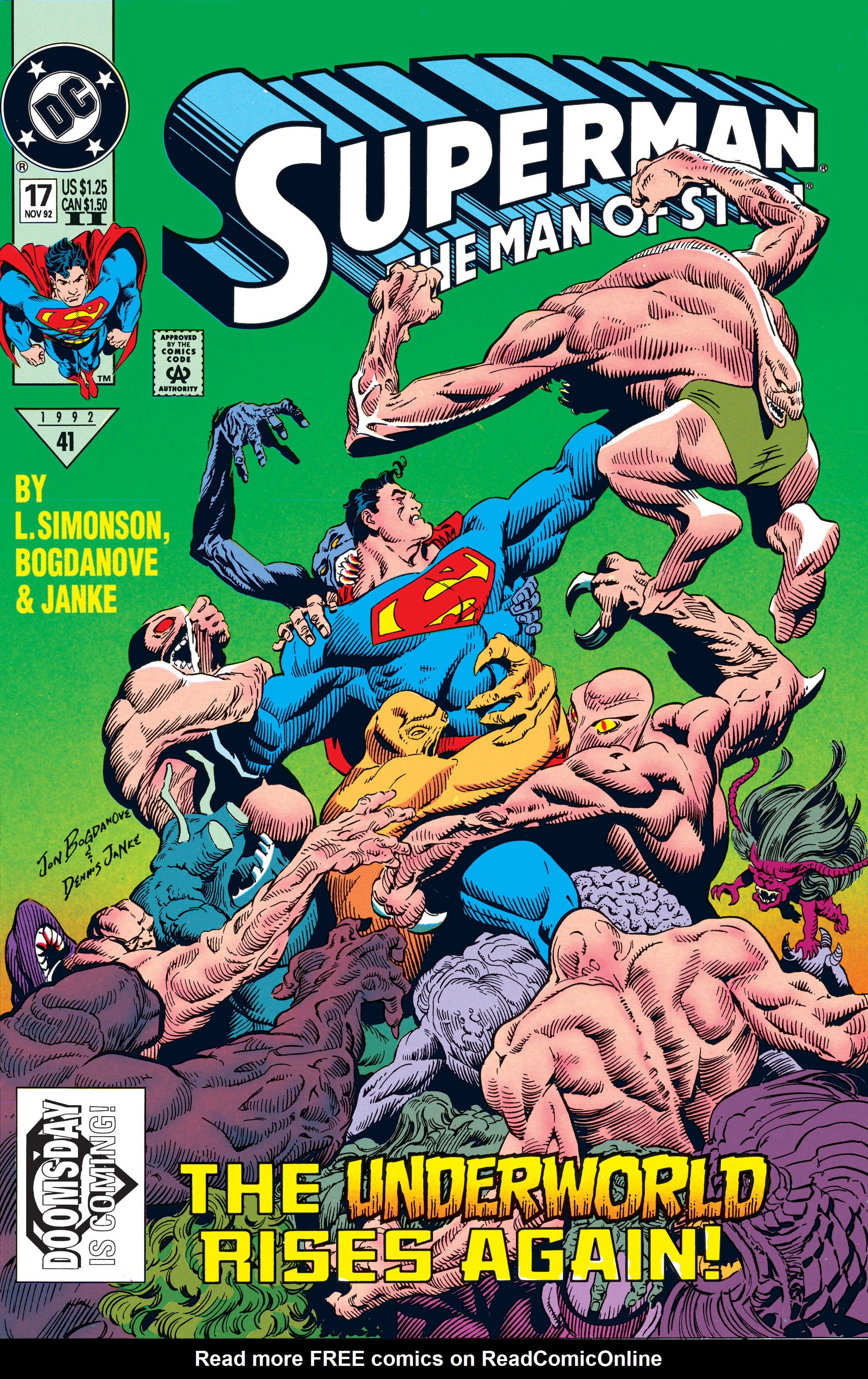 Read online Superman: The Man of Steel (1991) comic -  Issue #17 - 1