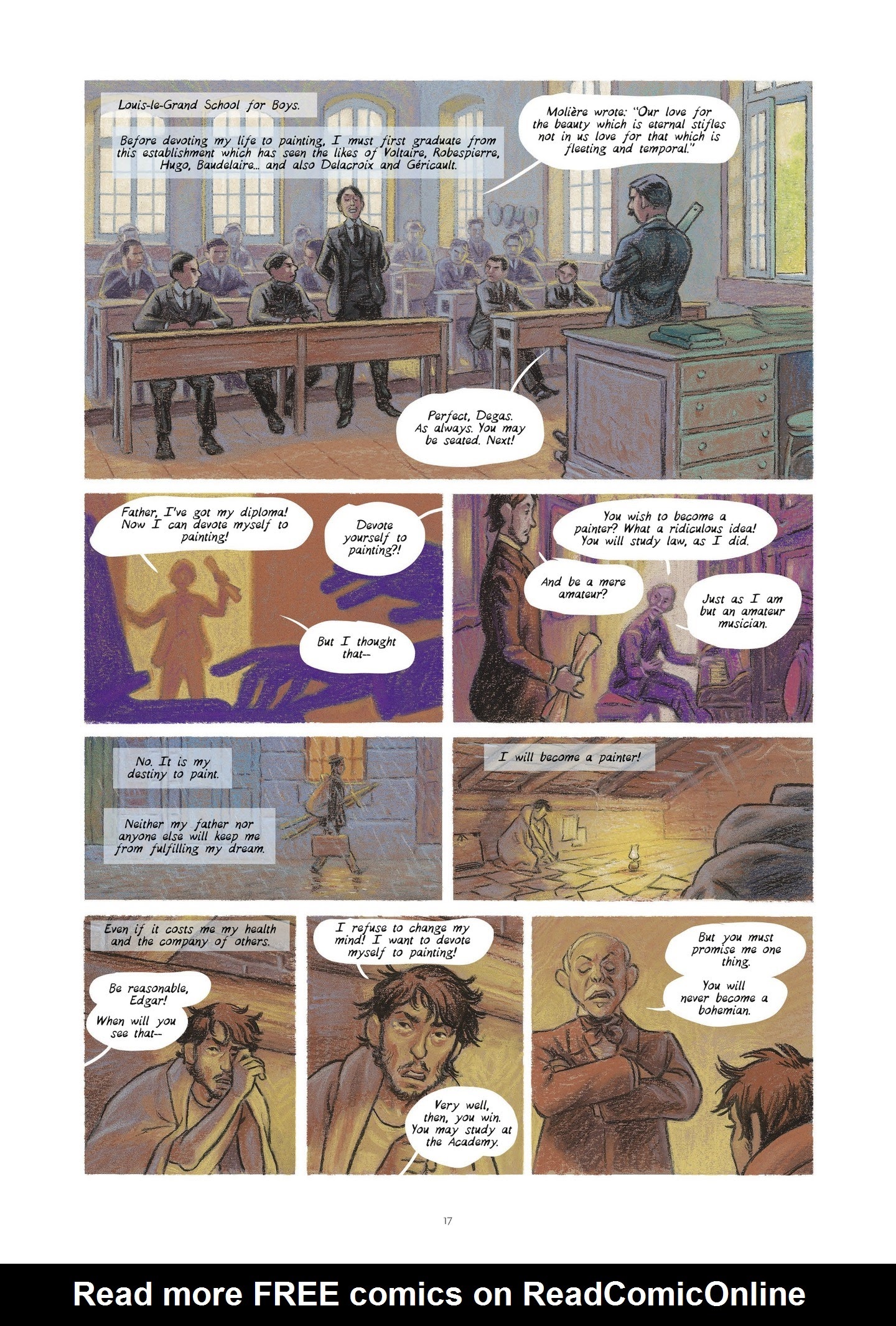 Read online Degas and Cassatt: The Dance of Solitude comic -  Issue # TPB - 17