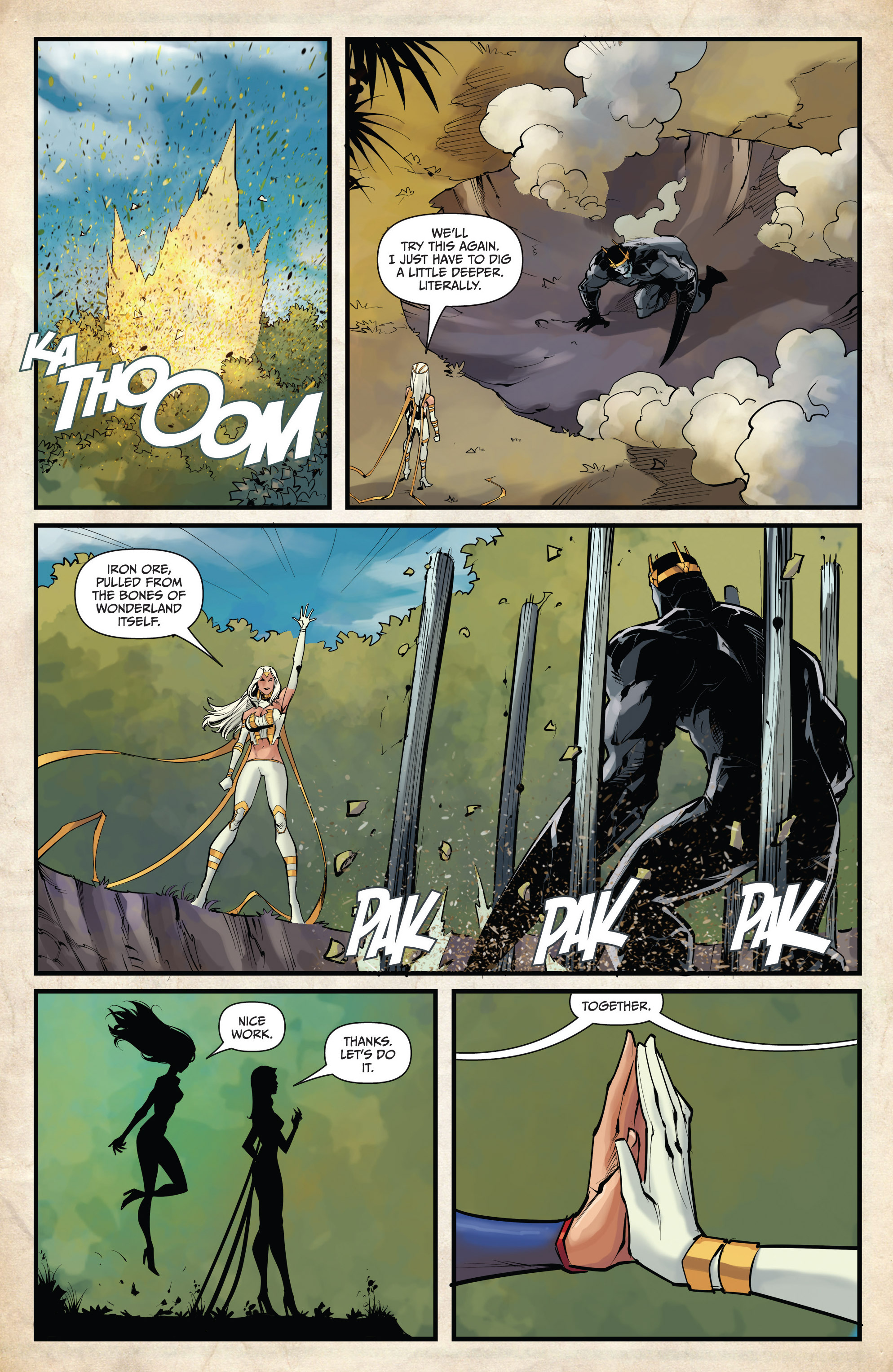 Read online Grimm Fairy Tales vs. Wonderland comic -  Issue #4 - 19