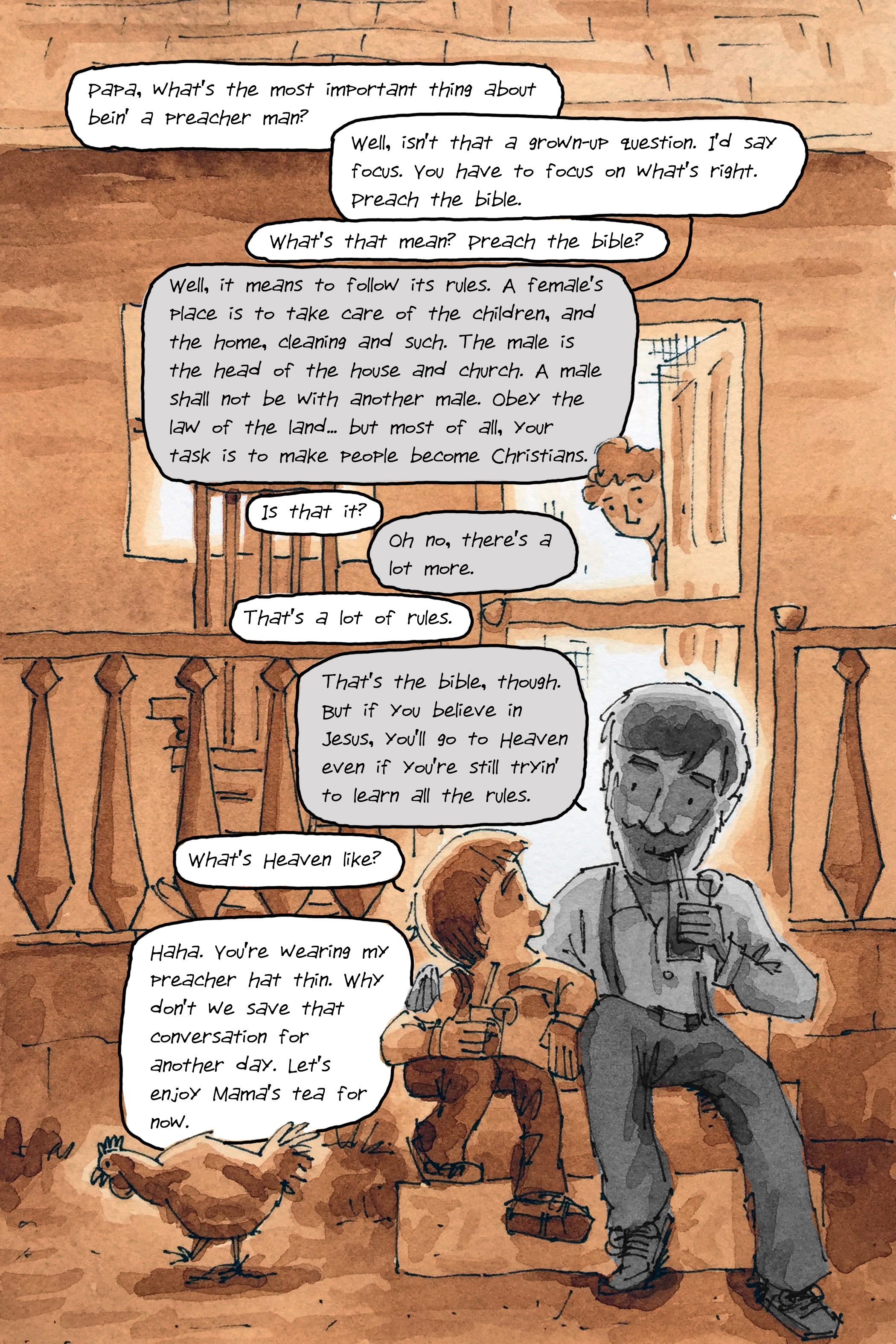 Read online Little Preacher comic -  Issue #2 - 16
