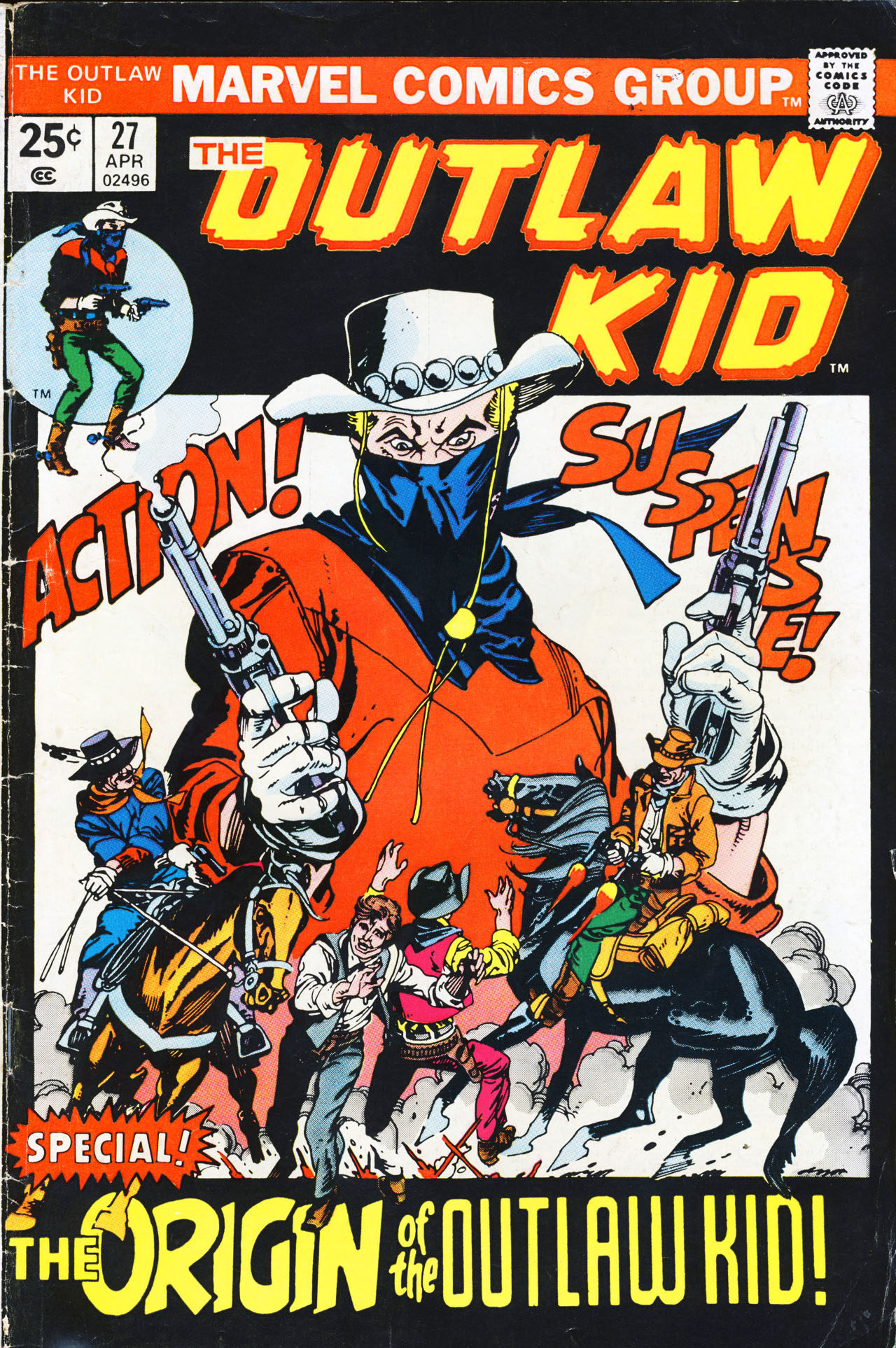 Read online The Outlaw Kid (1970) comic -  Issue #27 - 1