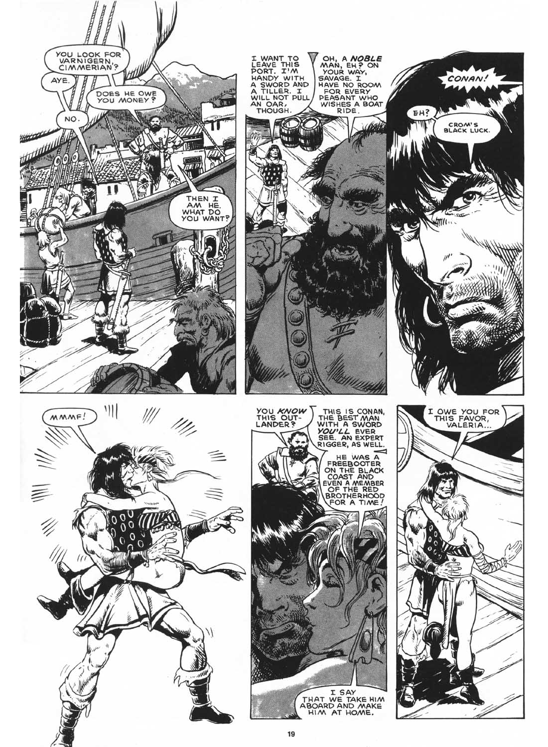 Read online The Savage Sword Of Conan comic -  Issue #170 - 21