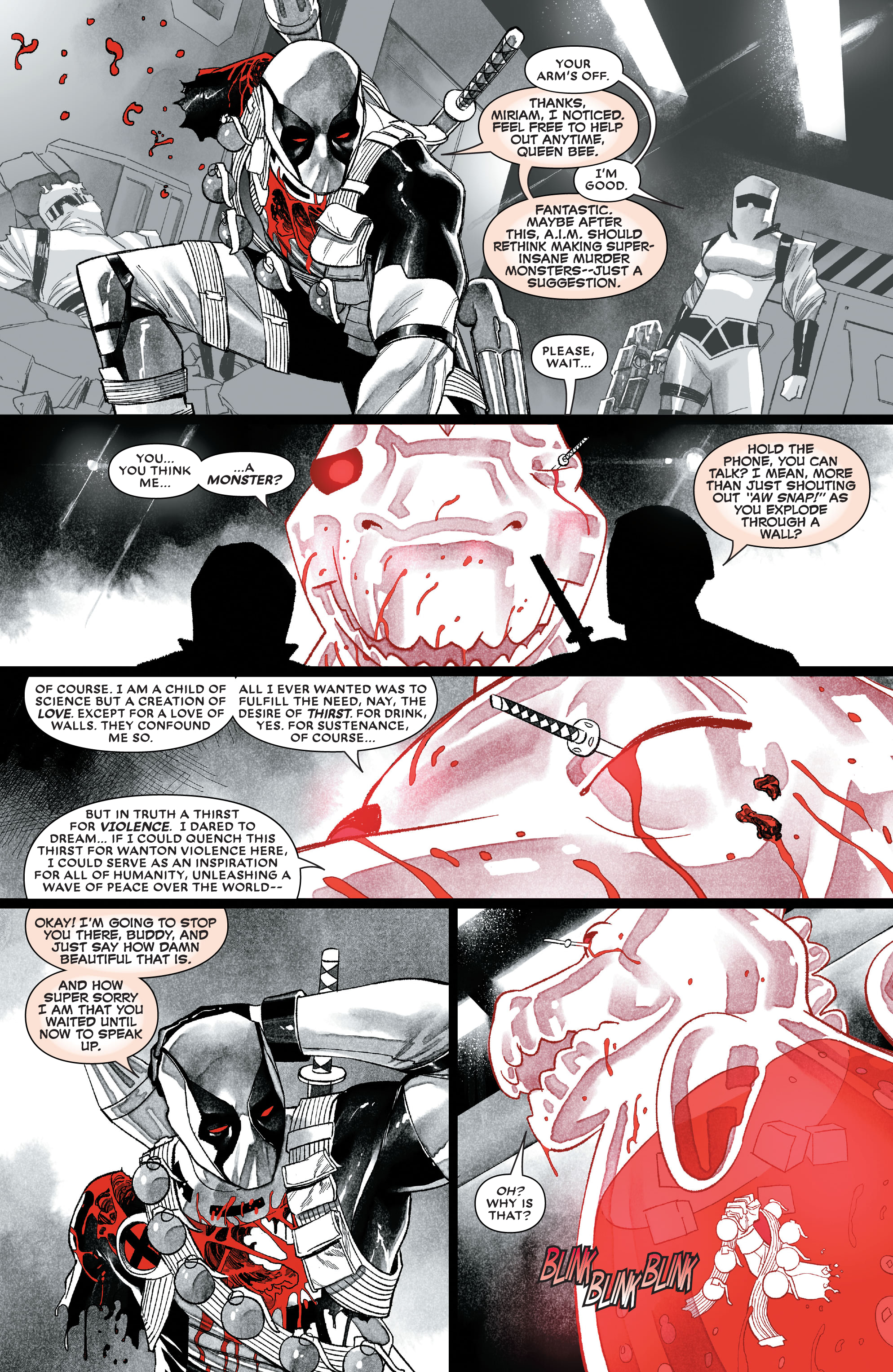 Read online Deadpool: Black, White & Blood comic -  Issue #4 - 10