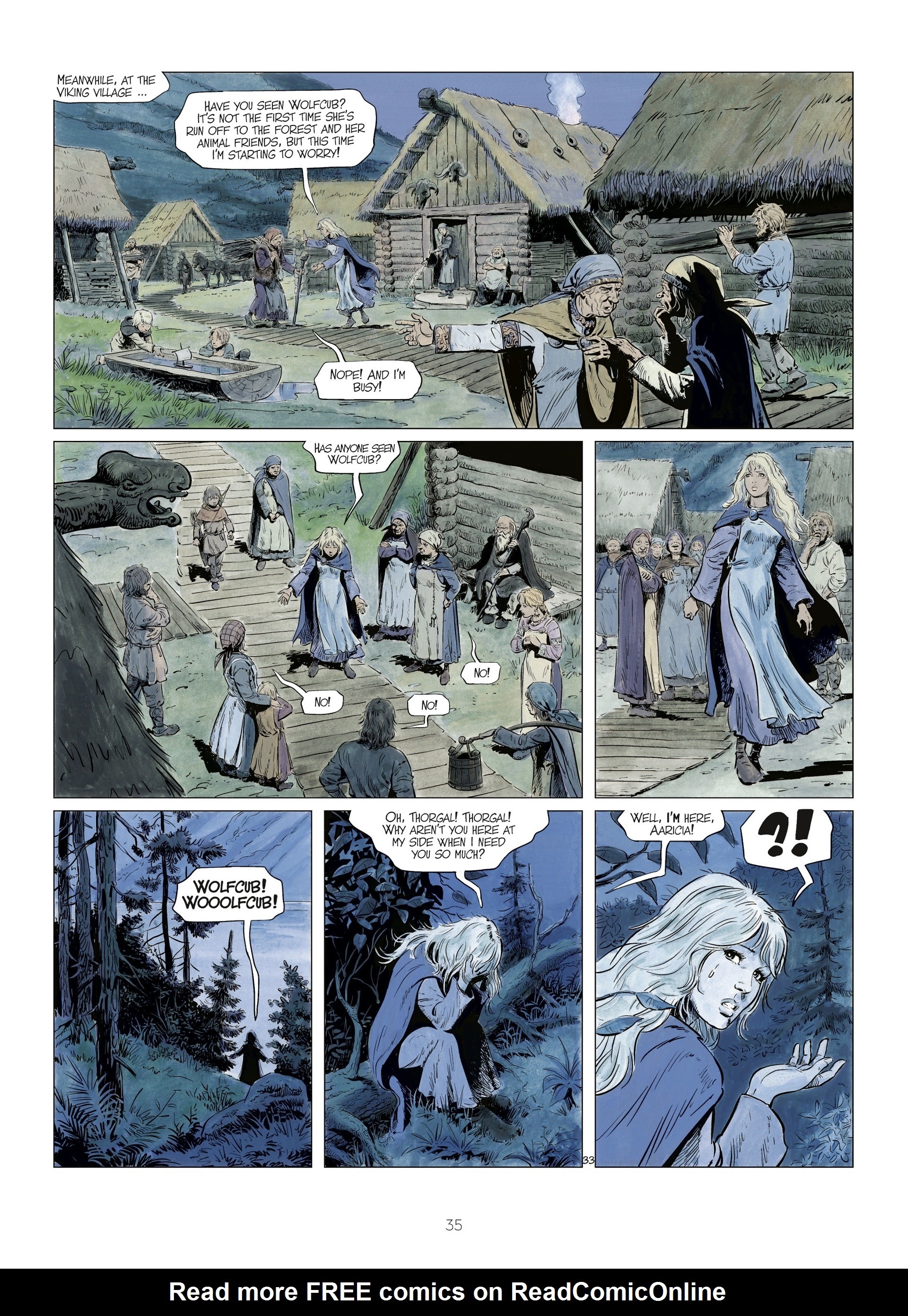 Read online The World of Thorgal: Wolfcub comic -  Issue #1 - 37