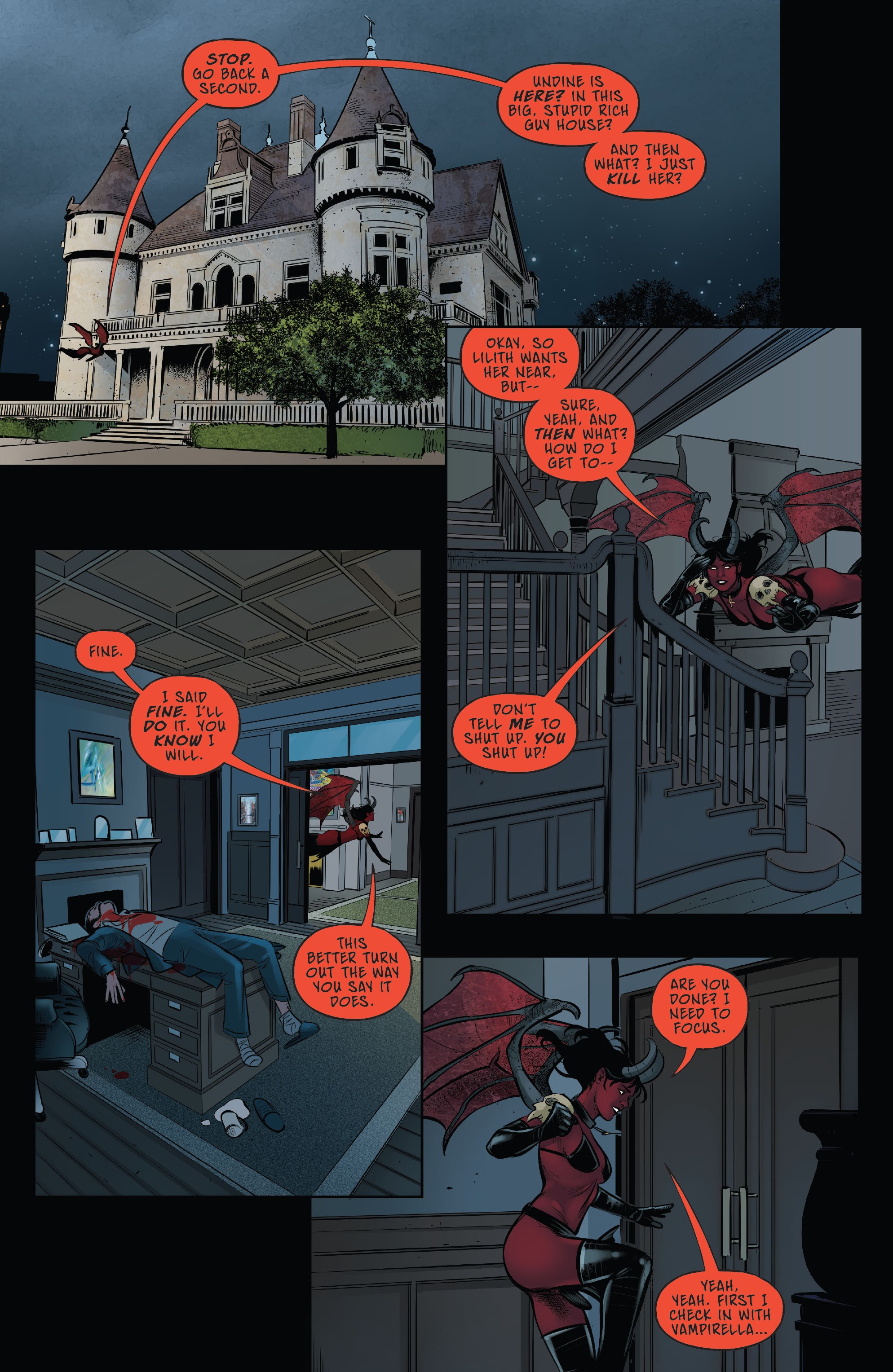 Read online Vampirella VS. Purgatori comic -  Issue #3 - 12