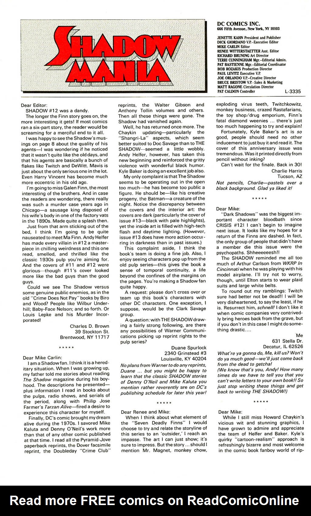 Read online The Shadow (1987) comic -  Issue #16 - 30