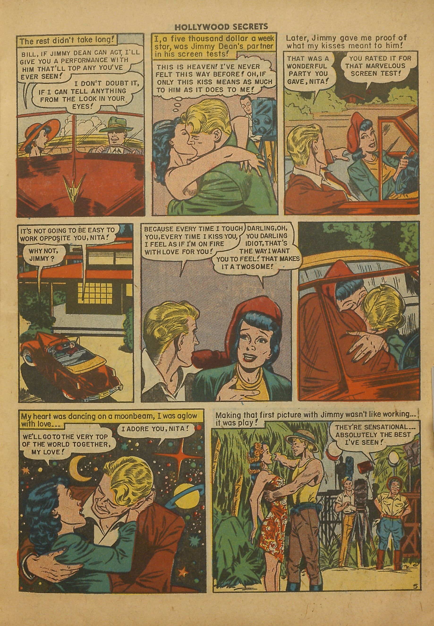 Read online Hollywood Secrets comic -  Issue #4 - 7
