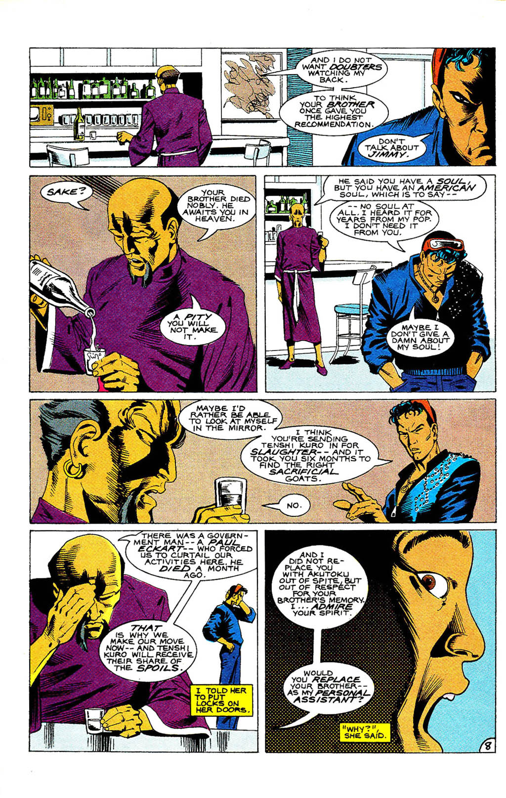 Read online Whisper (1986) comic -  Issue #8 - 10