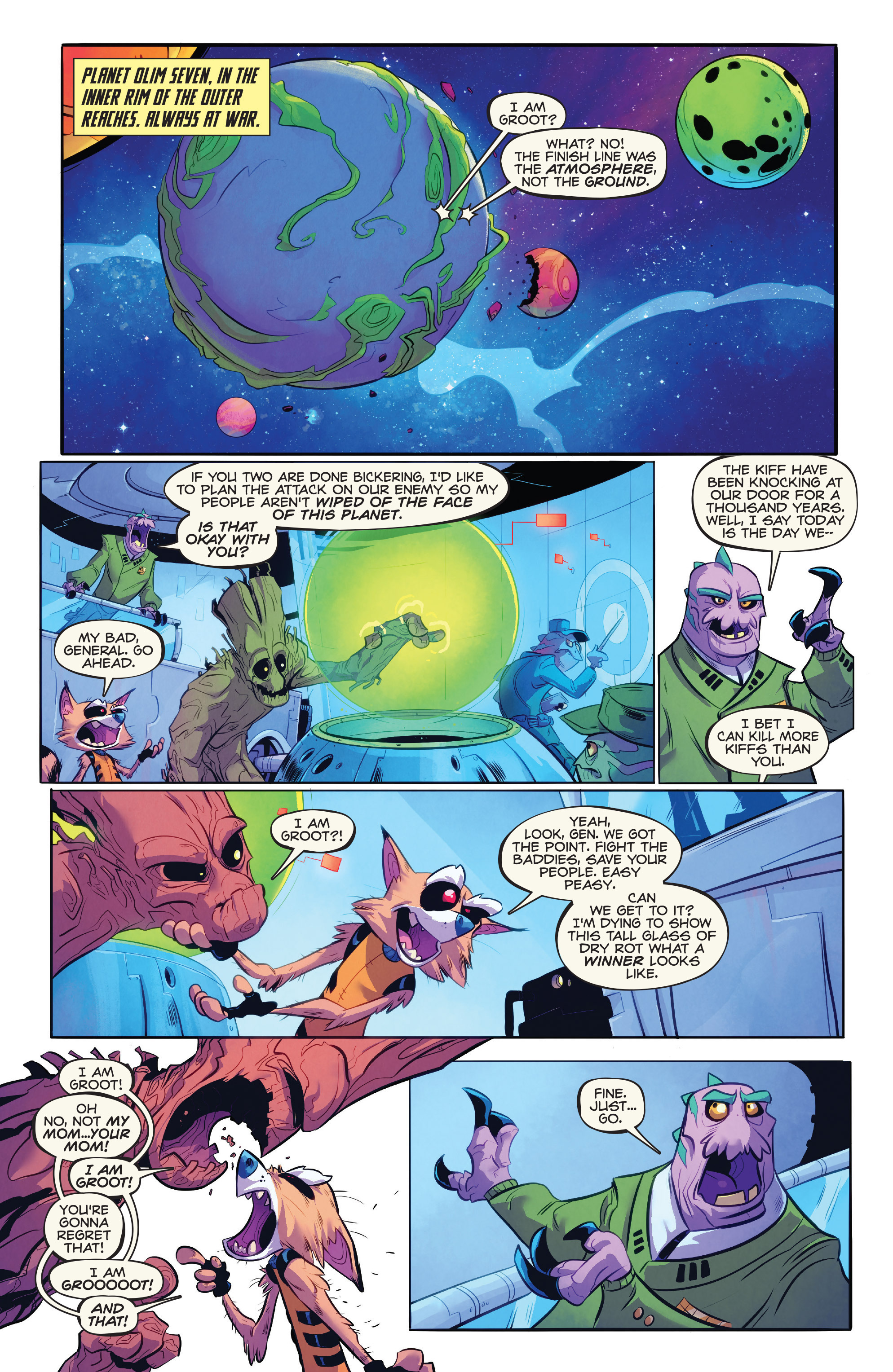 Read online Rocket Raccoon & Groot comic -  Issue #6 - 14