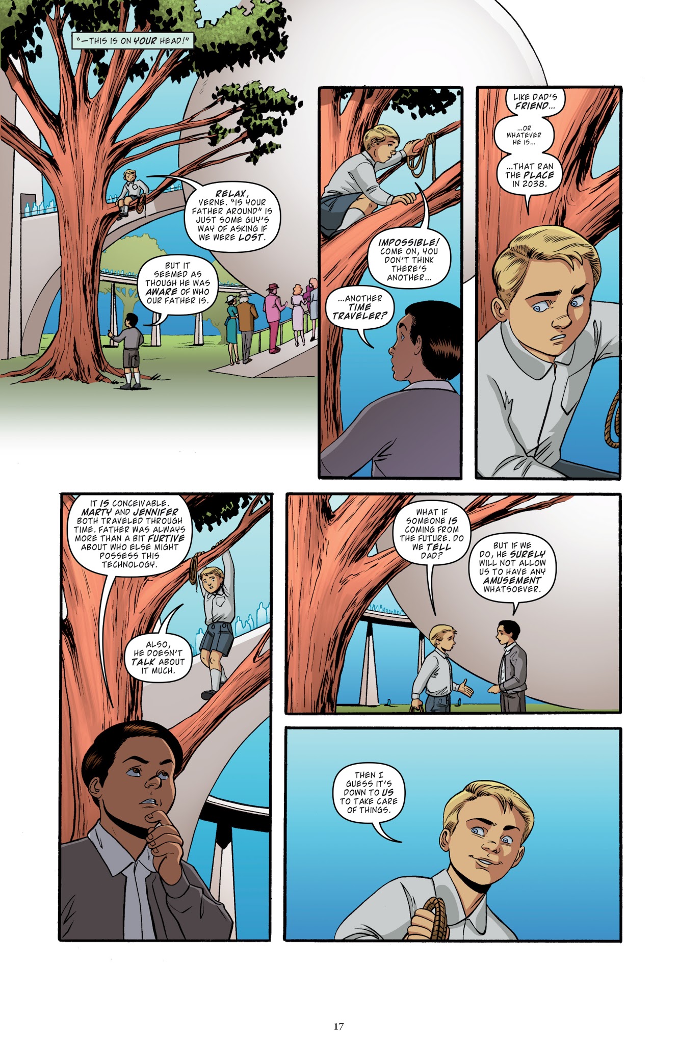 Read online Back to the Future: Tales from the Time Train comic -  Issue #2 - 19