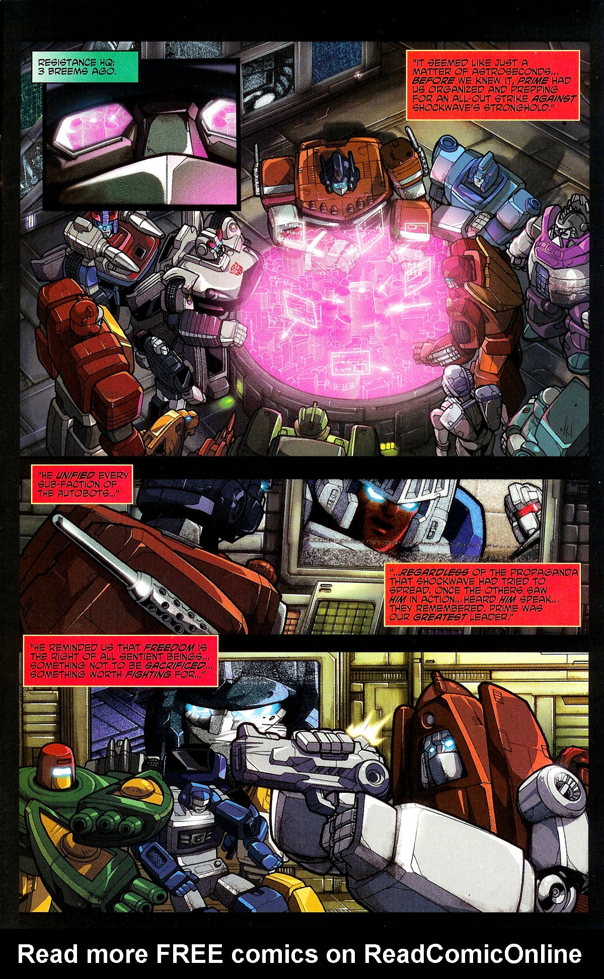 Read online Transformers: Generation 1 (2003) comic -  Issue #5 - 6