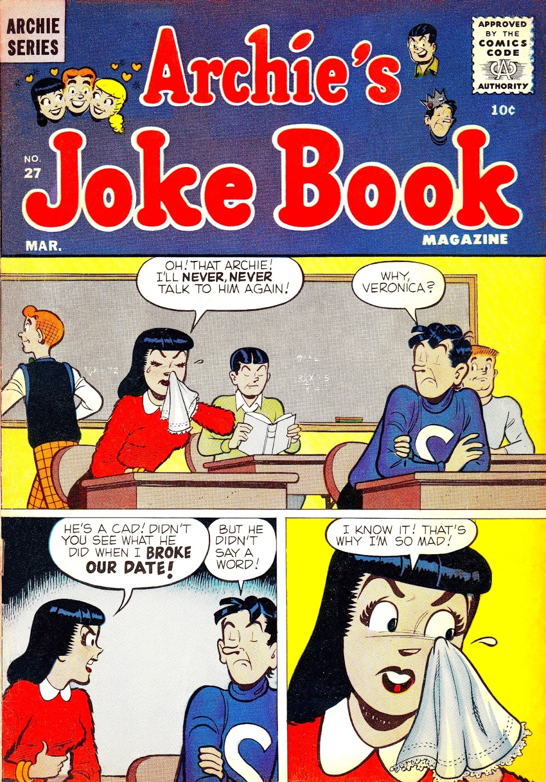 Archie's Joke Book Magazine issue 27 - Page 1