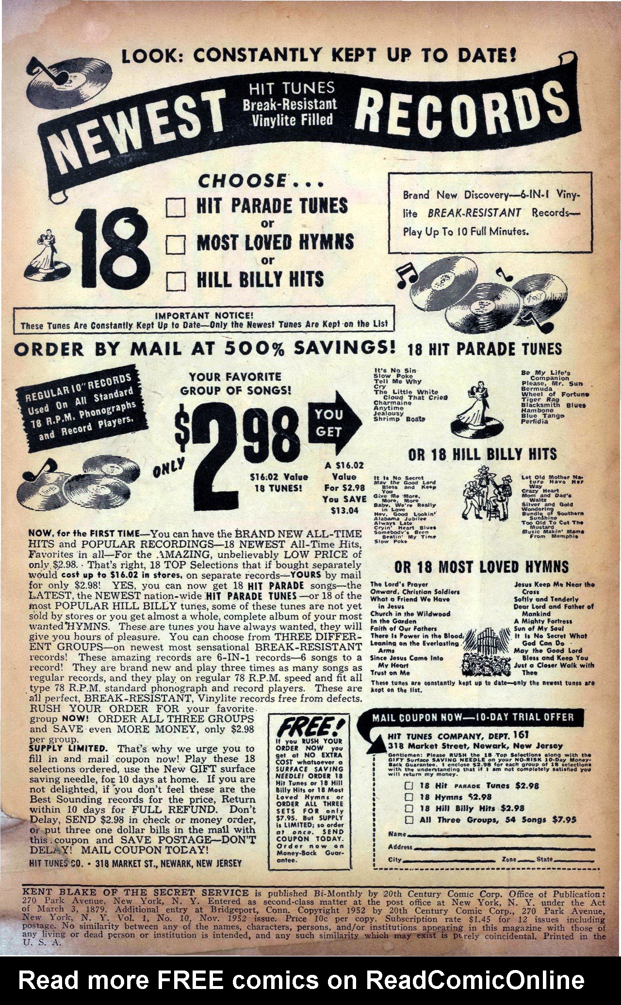 Read online Kent Blake of the Secret Service comic -  Issue #10 - 2