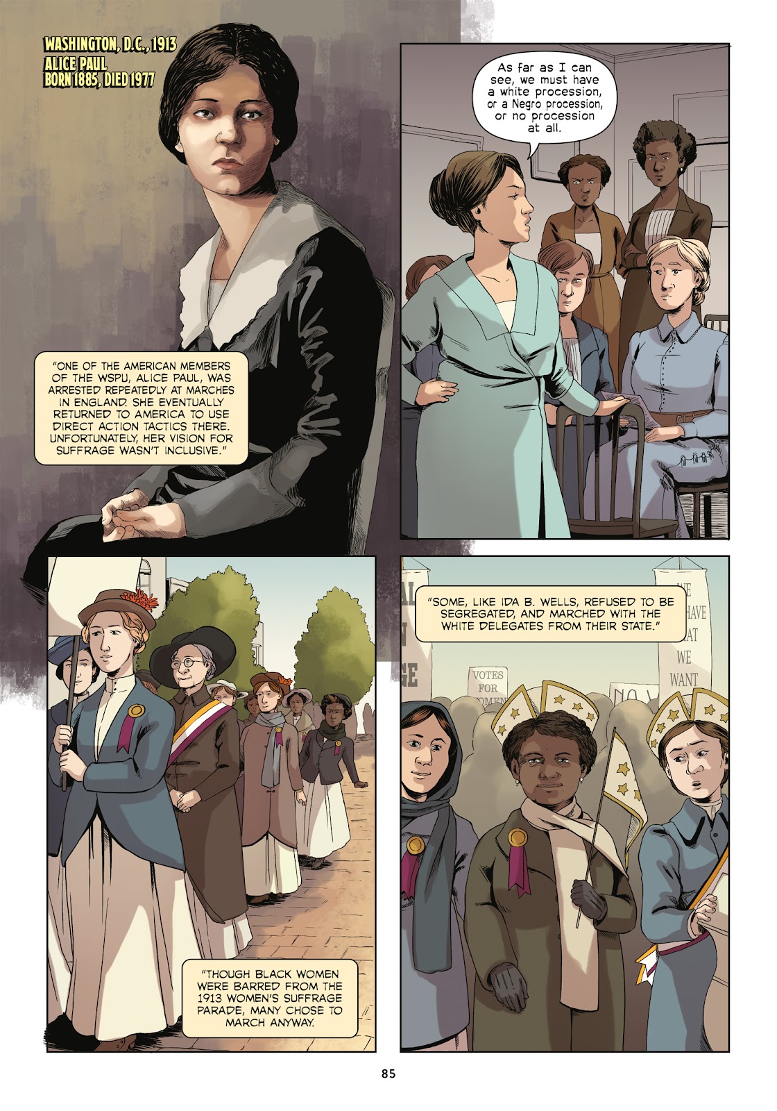 Amazons, Abolitionists, and Activists: A Graphic History of Women's Fight for Their Rights issue TPB (Part 1) - Page 83