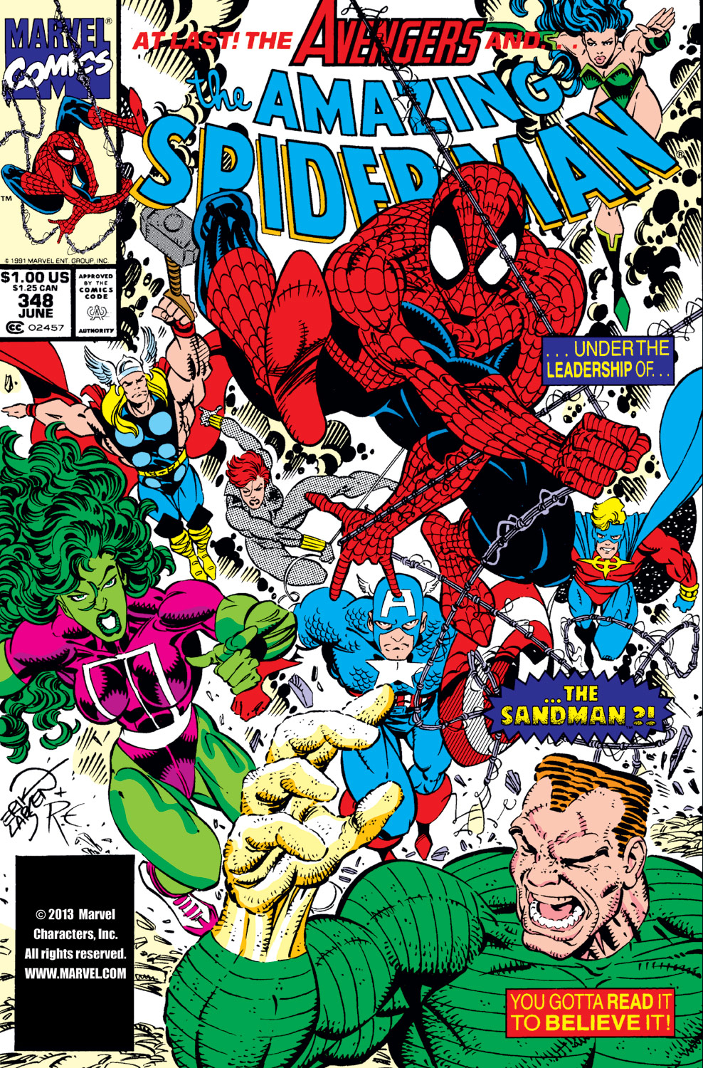 Read online The Amazing Spider-Man (1963) comic -  Issue #348 - 1