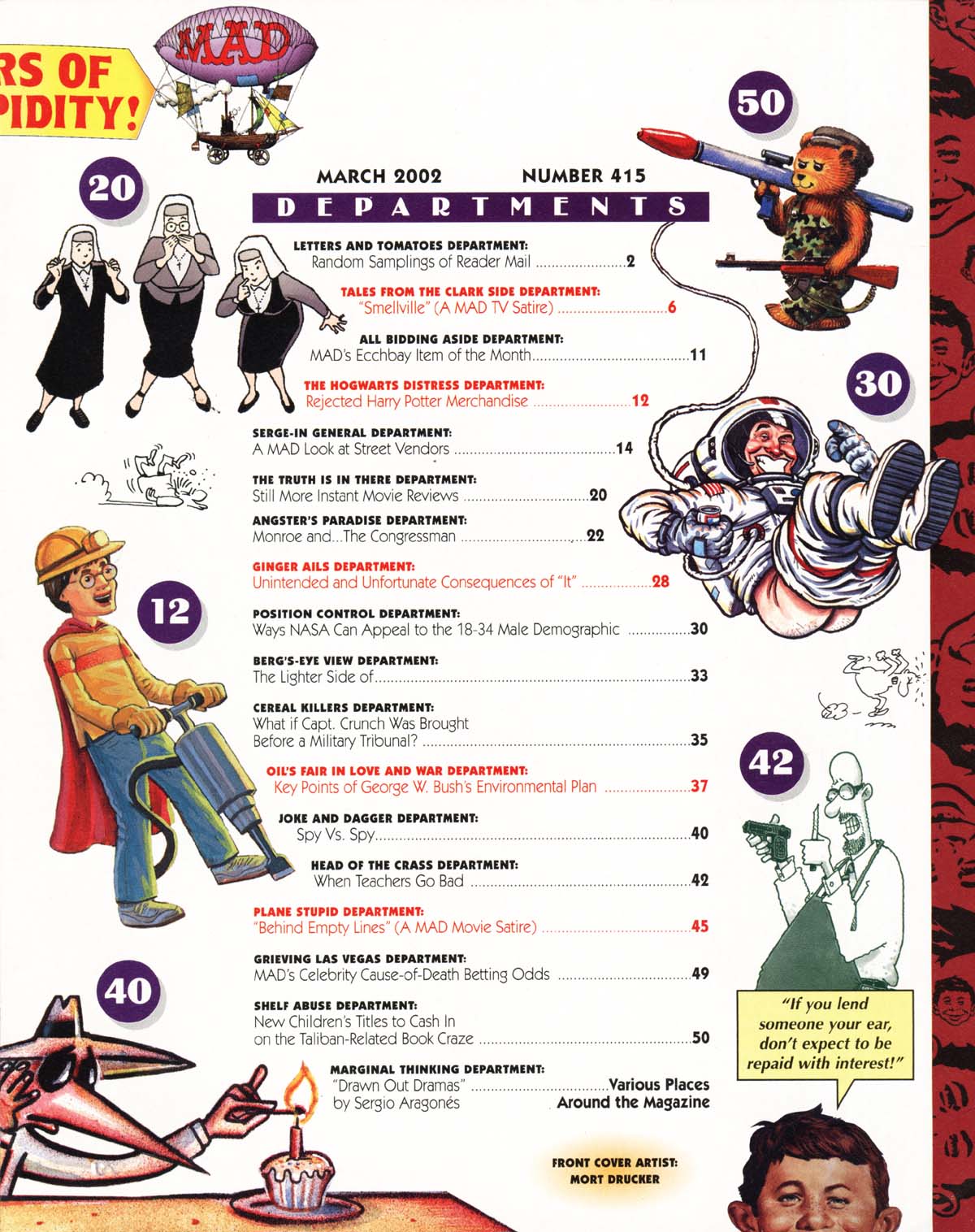 Read online MAD comic -  Issue #415 - 2