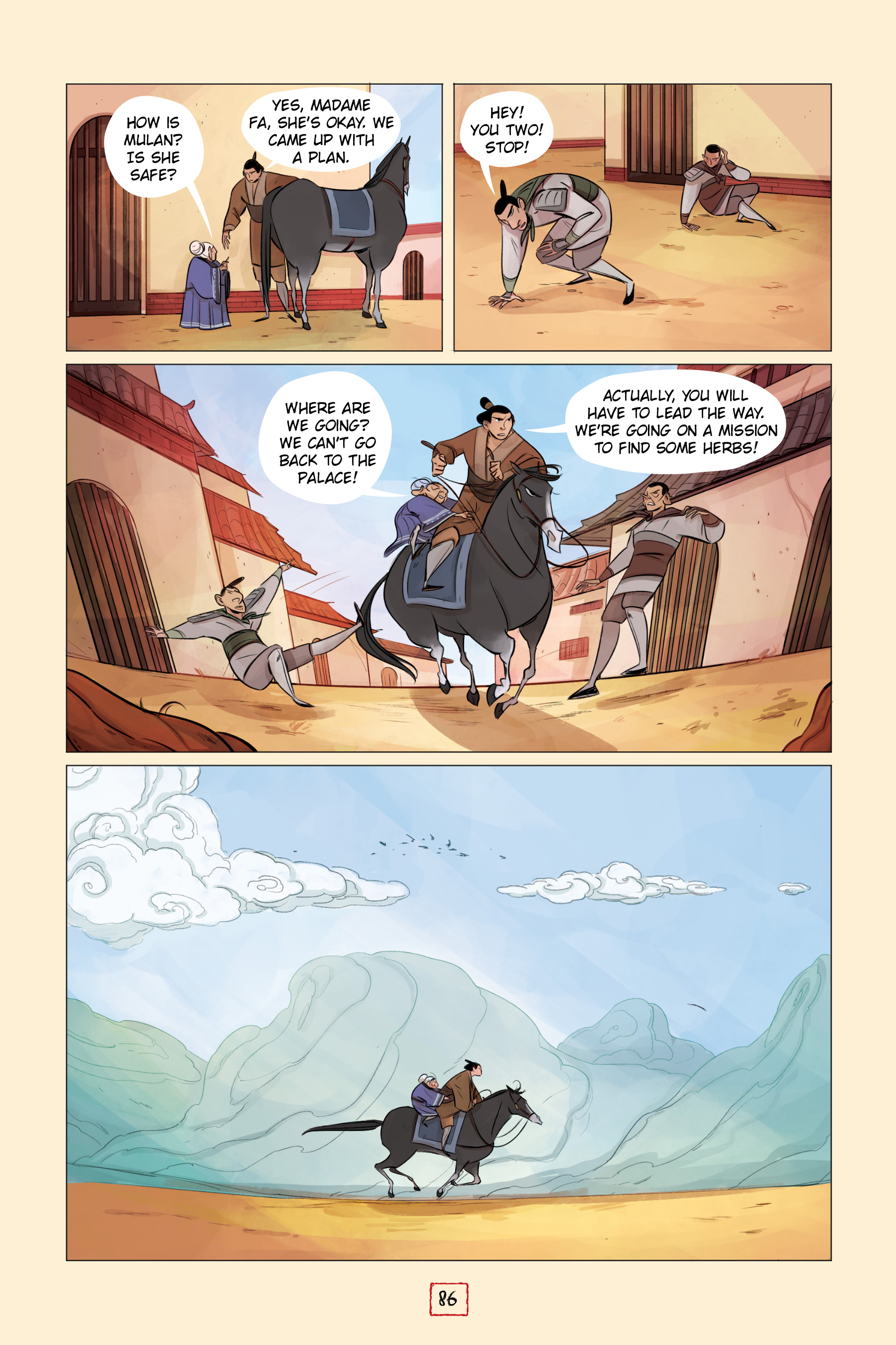 Read online Disney Mulan's Adventure Journal: The Palace of Secrets comic -  Issue # TPB - 85