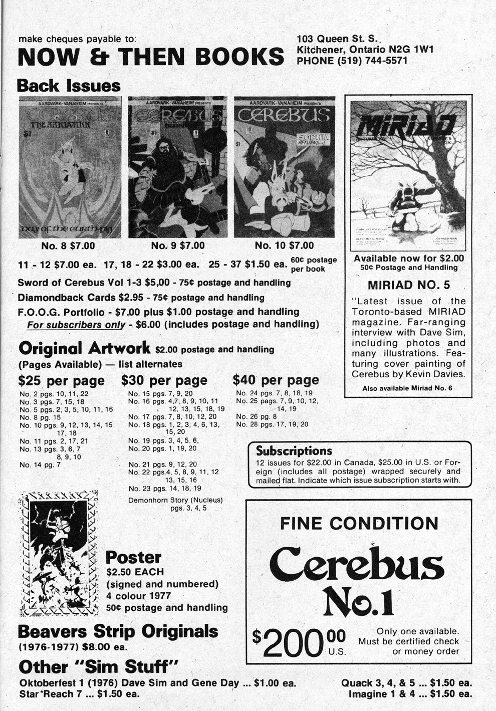 Read online Cerebus comic -  Issue #40 - 23