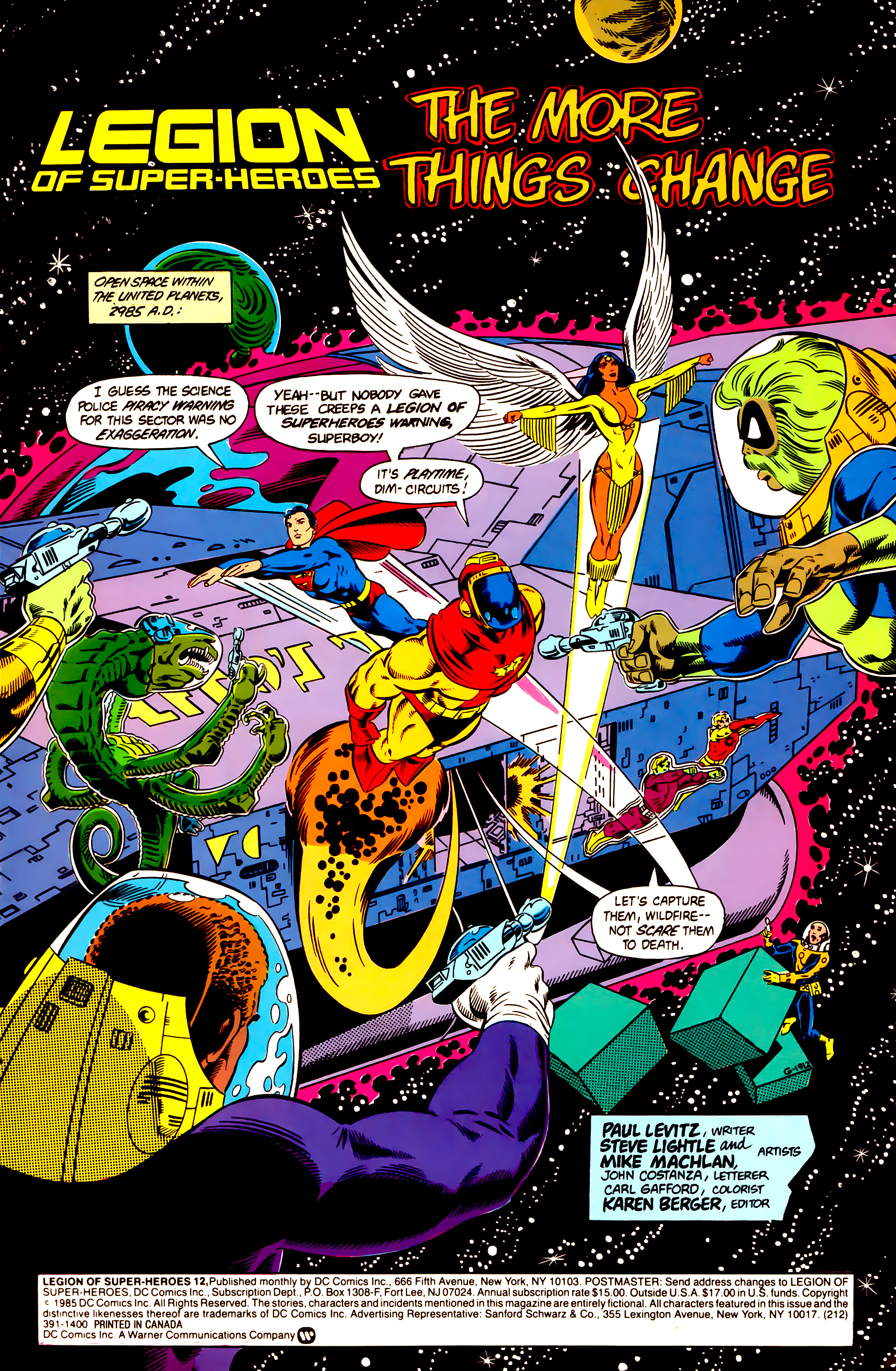 Read online Legion of Super-Heroes (1984) comic -  Issue #12 - 3