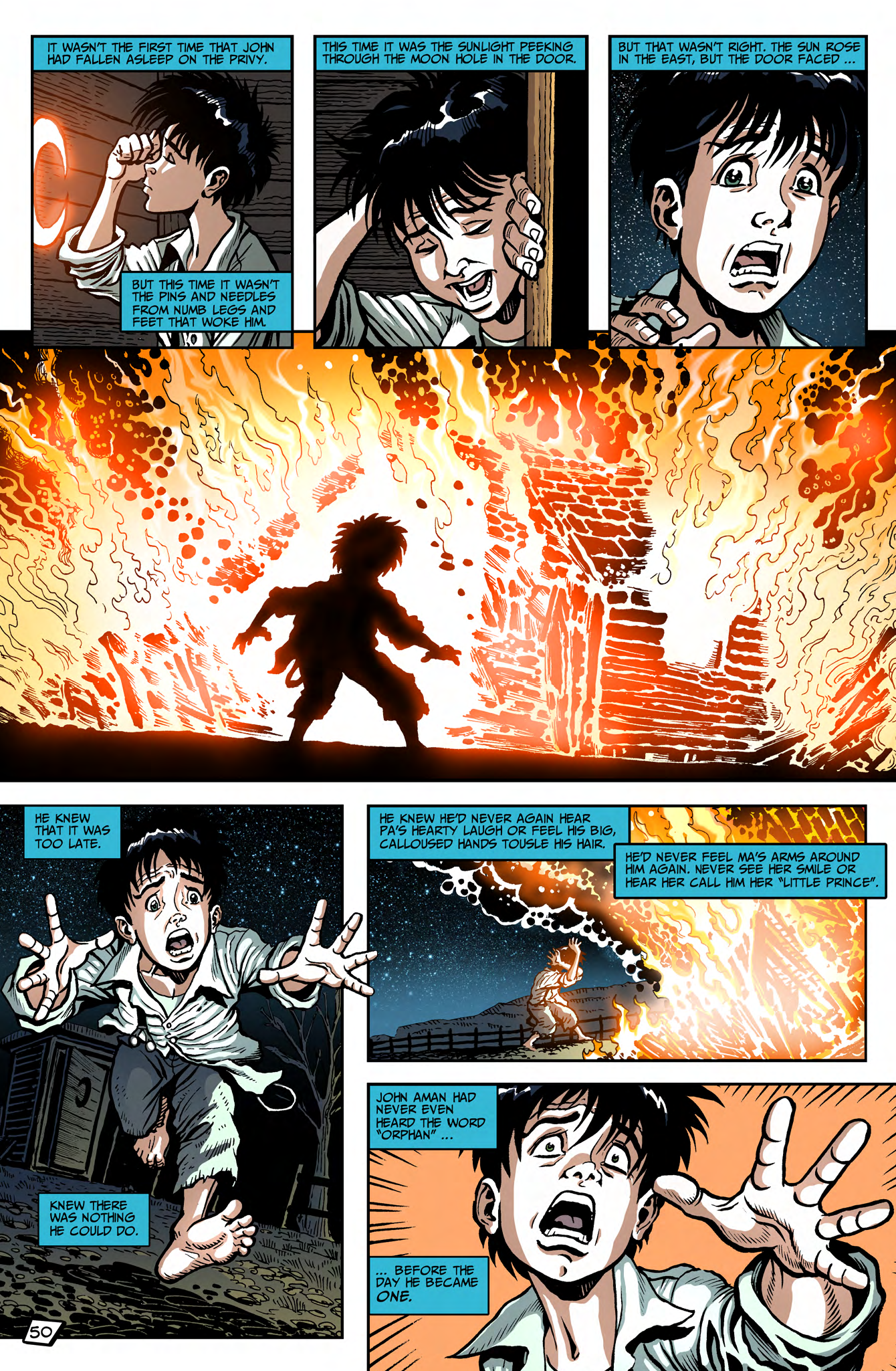 Read online John Aman Amazing Man comic -  Issue #3 - 4