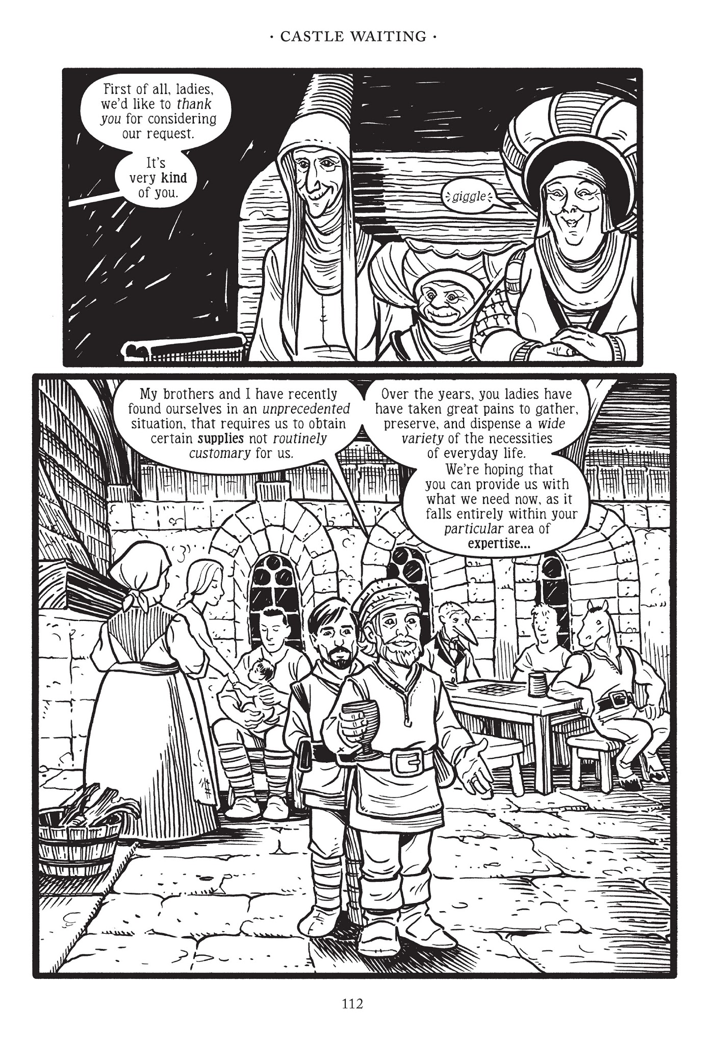 Read online Castle Waiting comic -  Issue # TPB 2 - 111