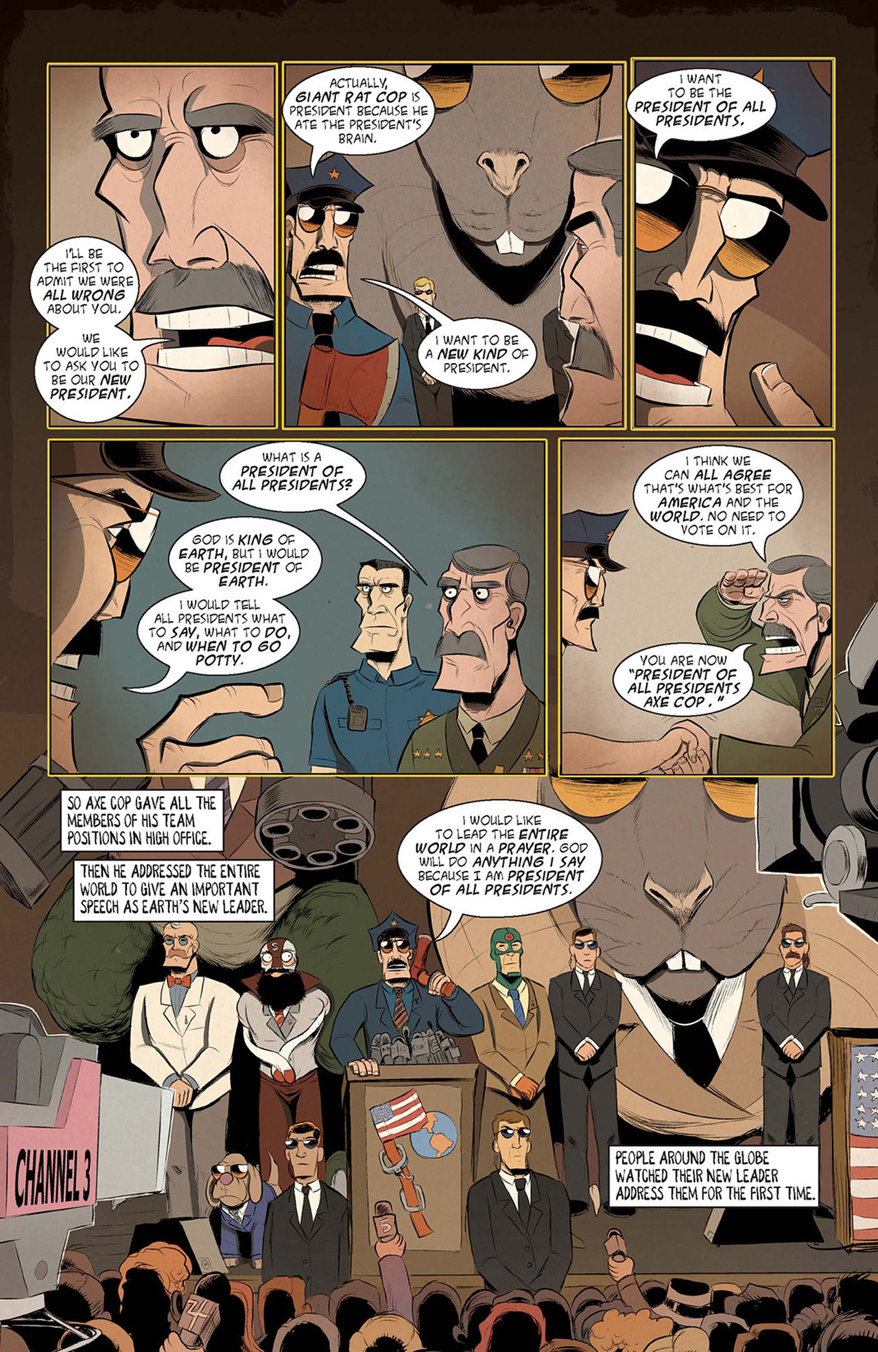 Read online Axe Cop comic -  Issue # TPB 2 - 78