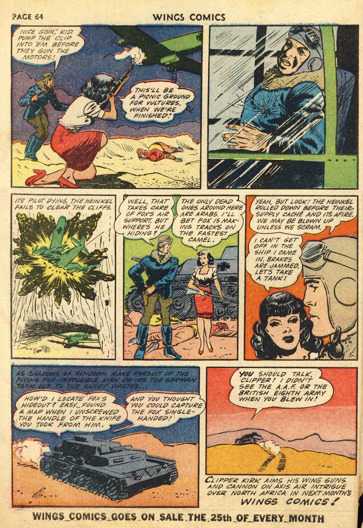 Read online Wings Comics comic -  Issue #33 - 66