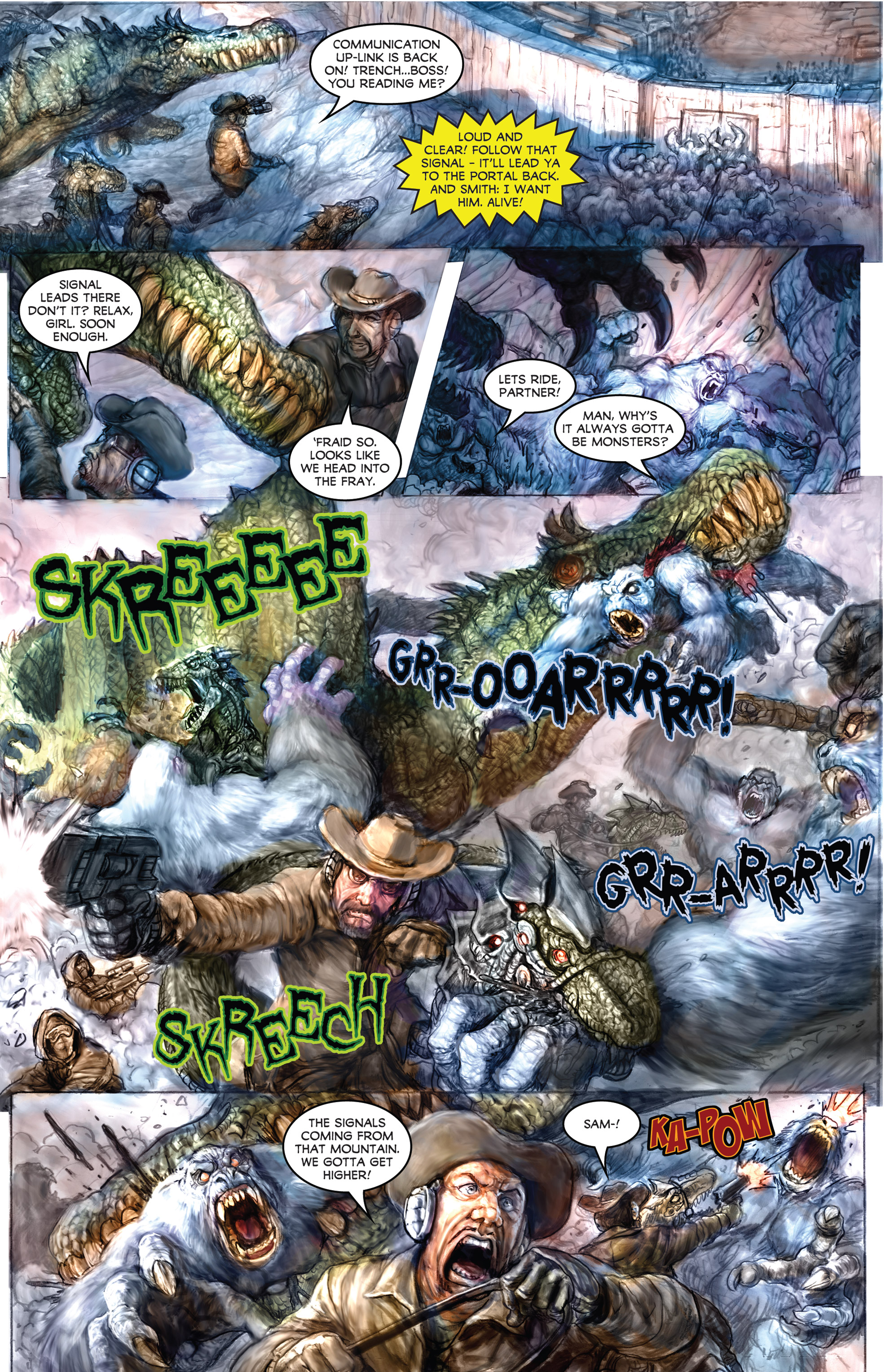 Read online American Mythology Dark: Werewolves vs Dinosaurs comic -  Issue #2 - 17