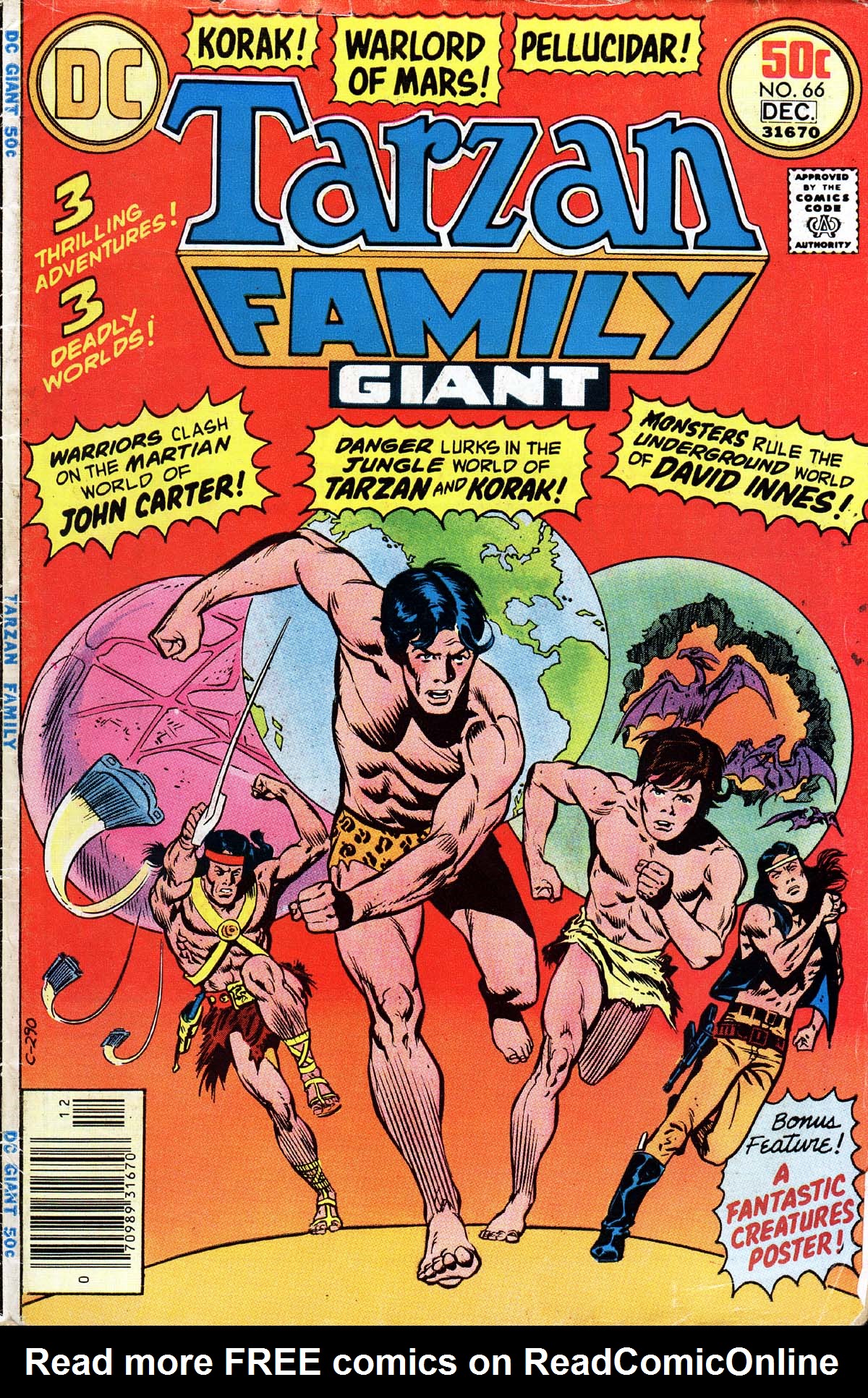 Read online Tarzan Family comic -  Issue #66 - 1