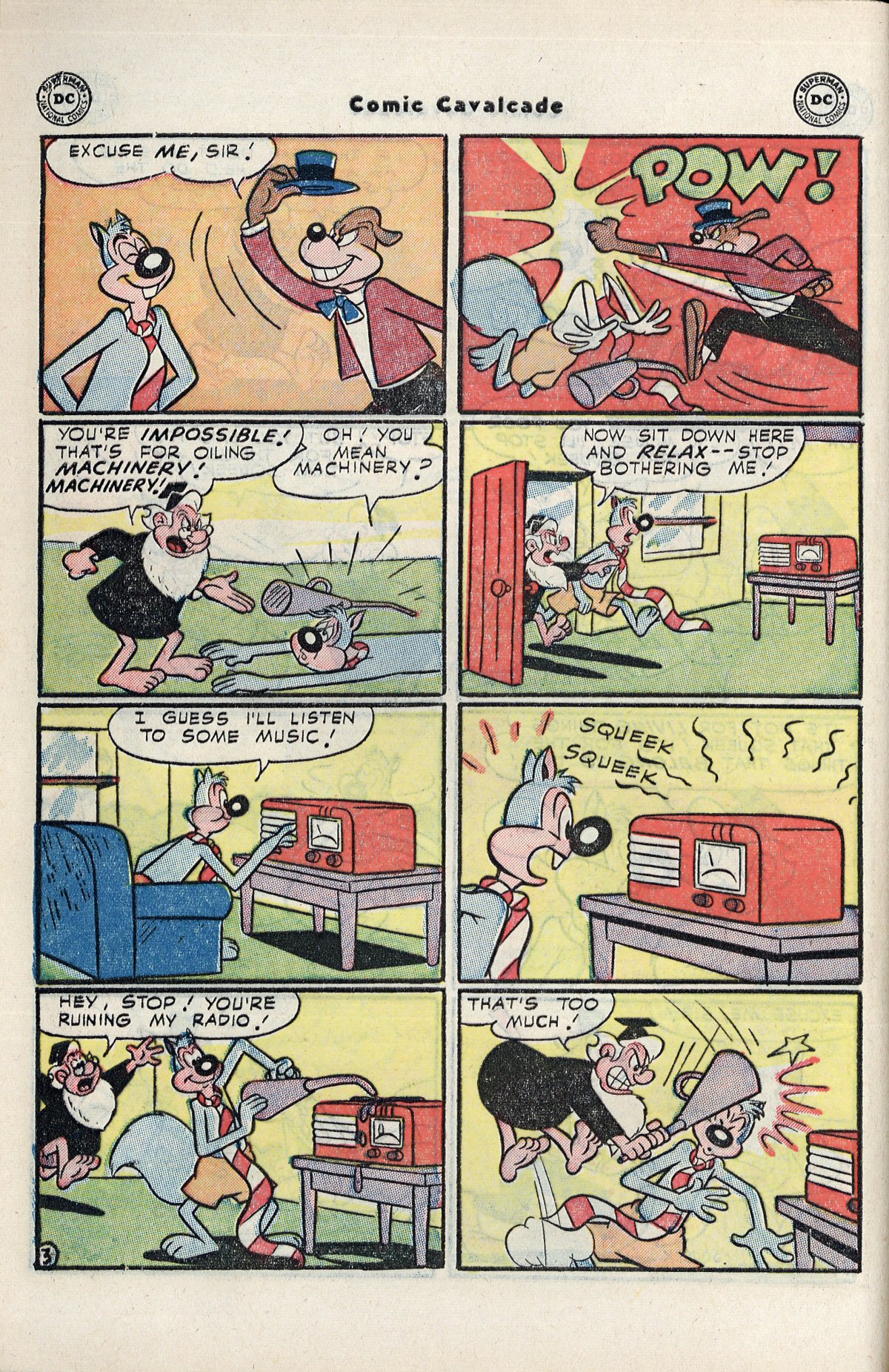 Read online Comic Cavalcade comic -  Issue #59 - 12