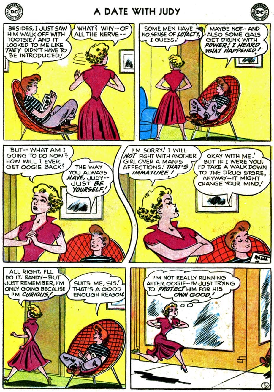 Read online A Date with Judy comic -  Issue #56 - 15