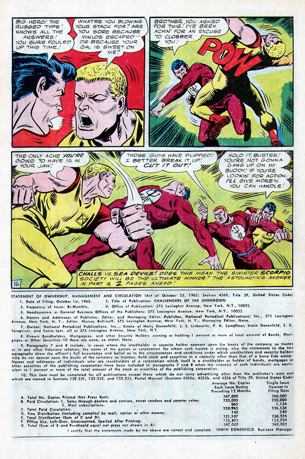 Read online Challengers of the Unknown (1958) comic -  Issue #51 - 22