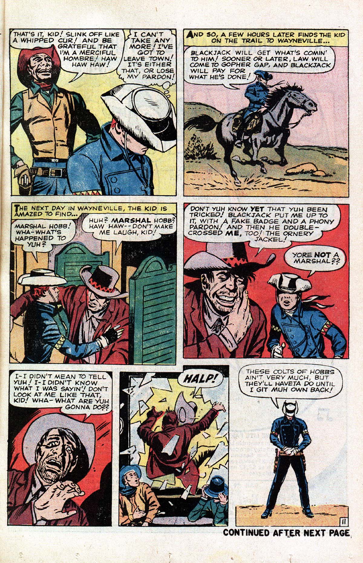 Read online The Mighty Marvel Western comic -  Issue #12 - 12