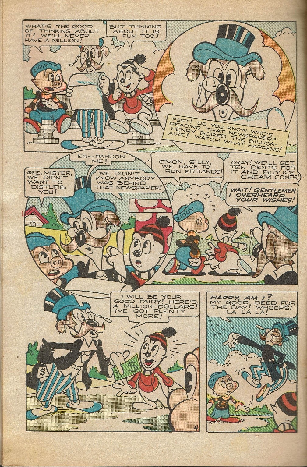 Read online Ziggy Pig-Silly Seal Comics (1944) comic -  Issue #4 - 6