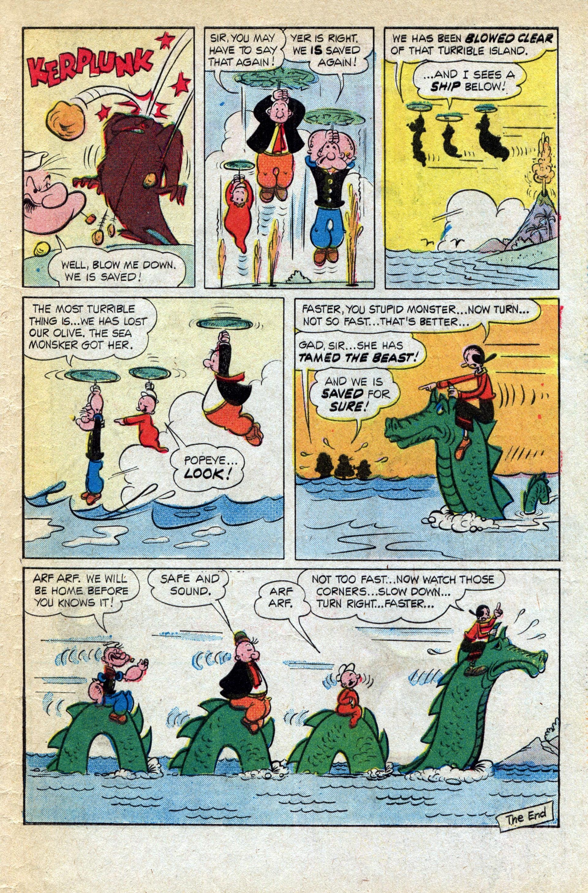 Read online Popeye (1948) comic -  Issue #102 - 33
