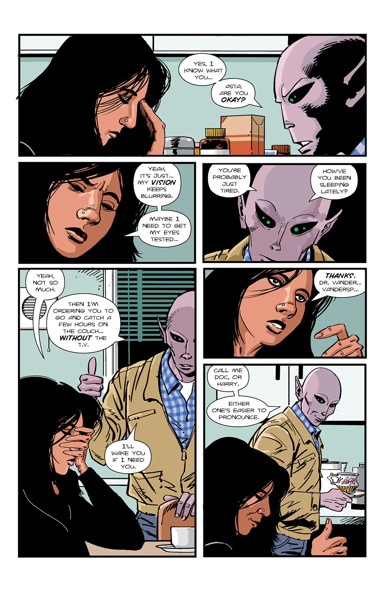 Read online Resident Alien comic -  Issue #1 - 7