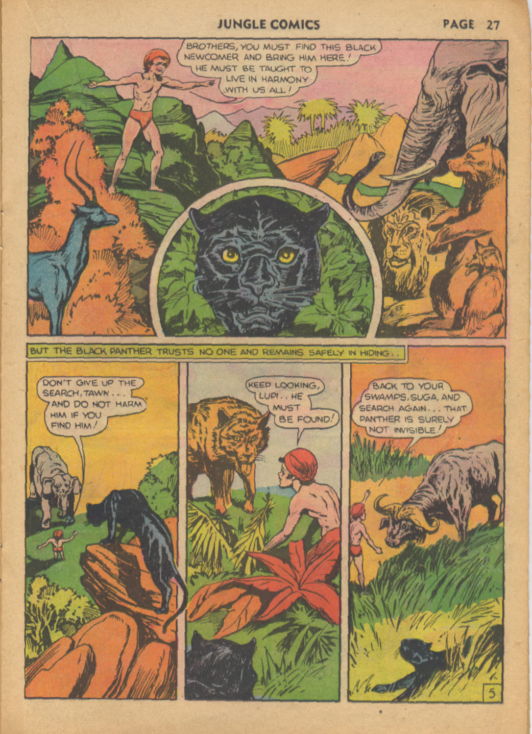 Read online Jungle Comics comic -  Issue #10 - 28