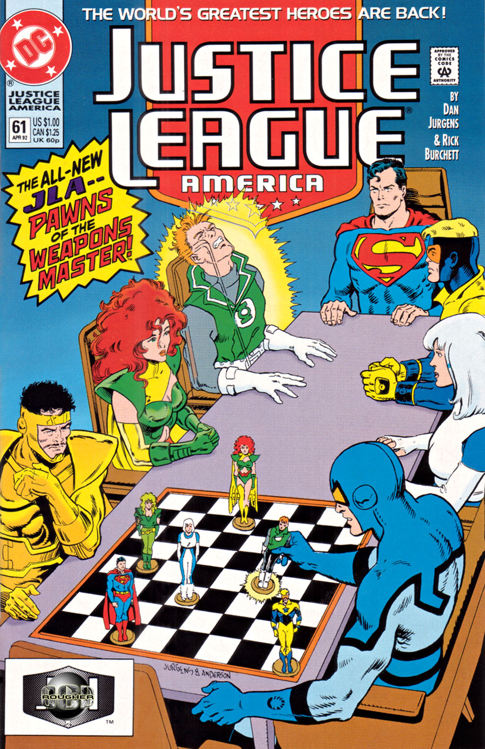 Read online Justice League America comic -  Issue #61 - 1
