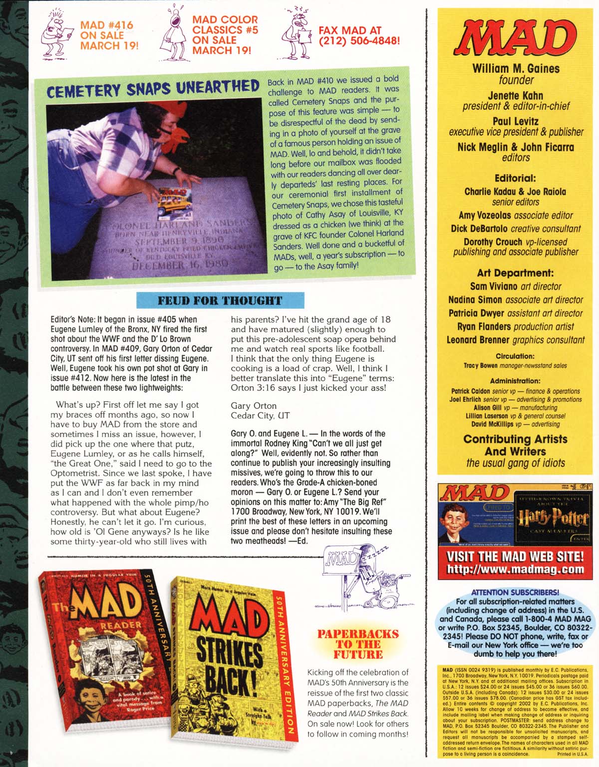 Read online MAD comic -  Issue #415 - 4