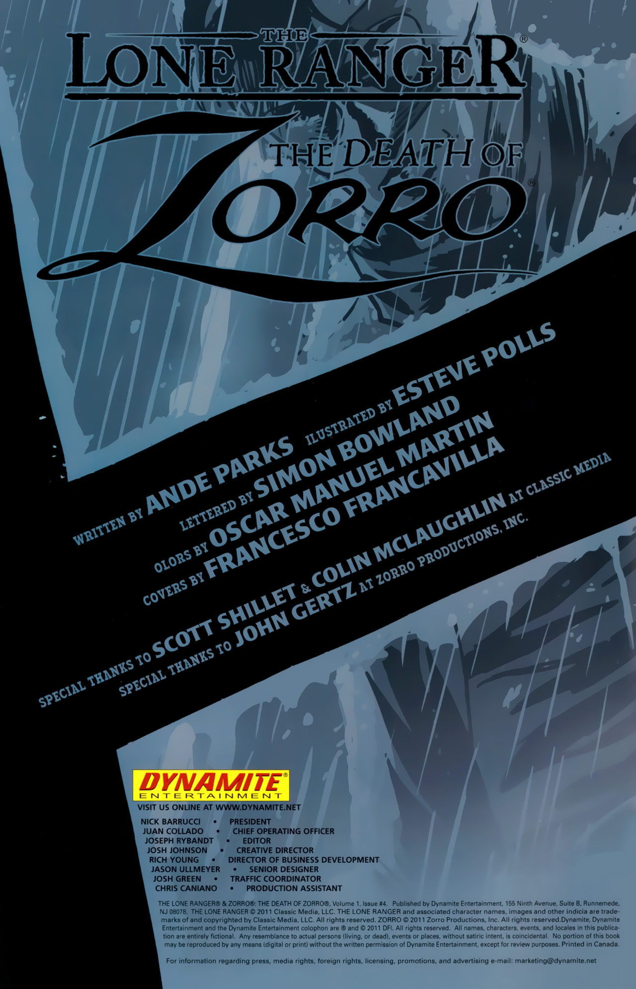 Read online The Lone Ranger & Zorro: The Death of Zorro comic -  Issue #4 - 3